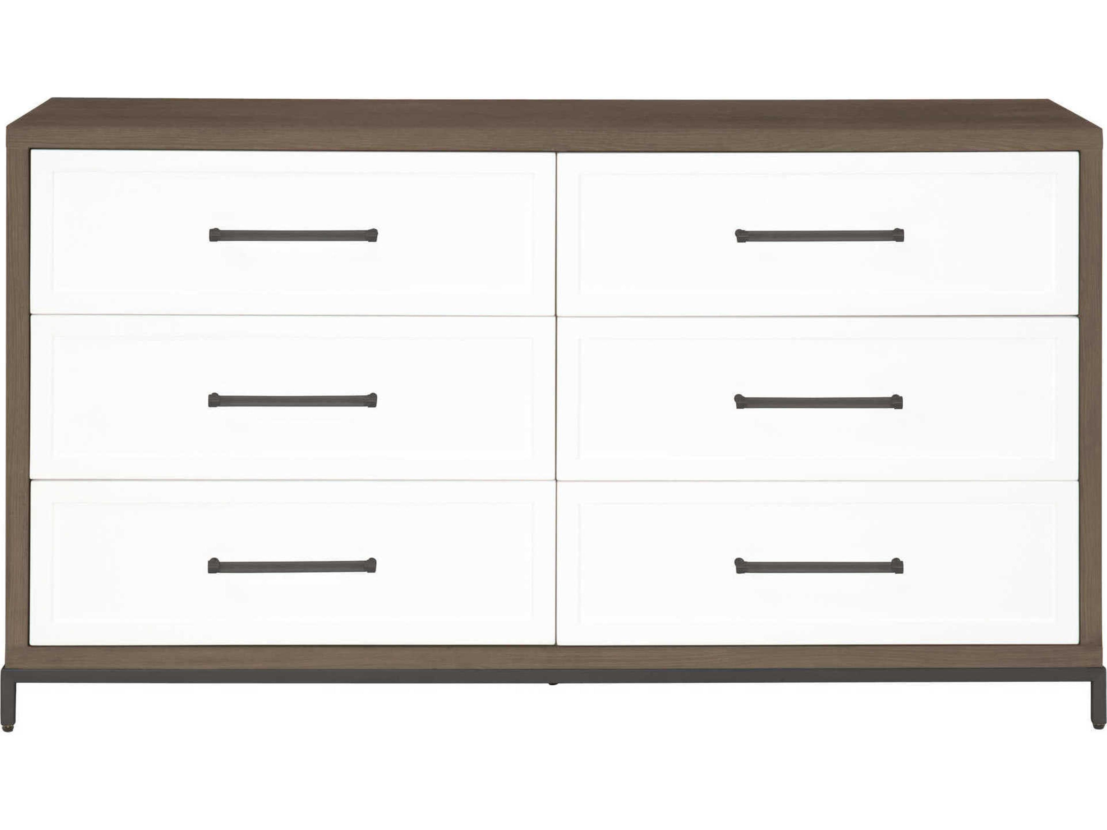 Essentials for Living Traditions Wrenn 6-Drawers Acacia Wood Double Dresser