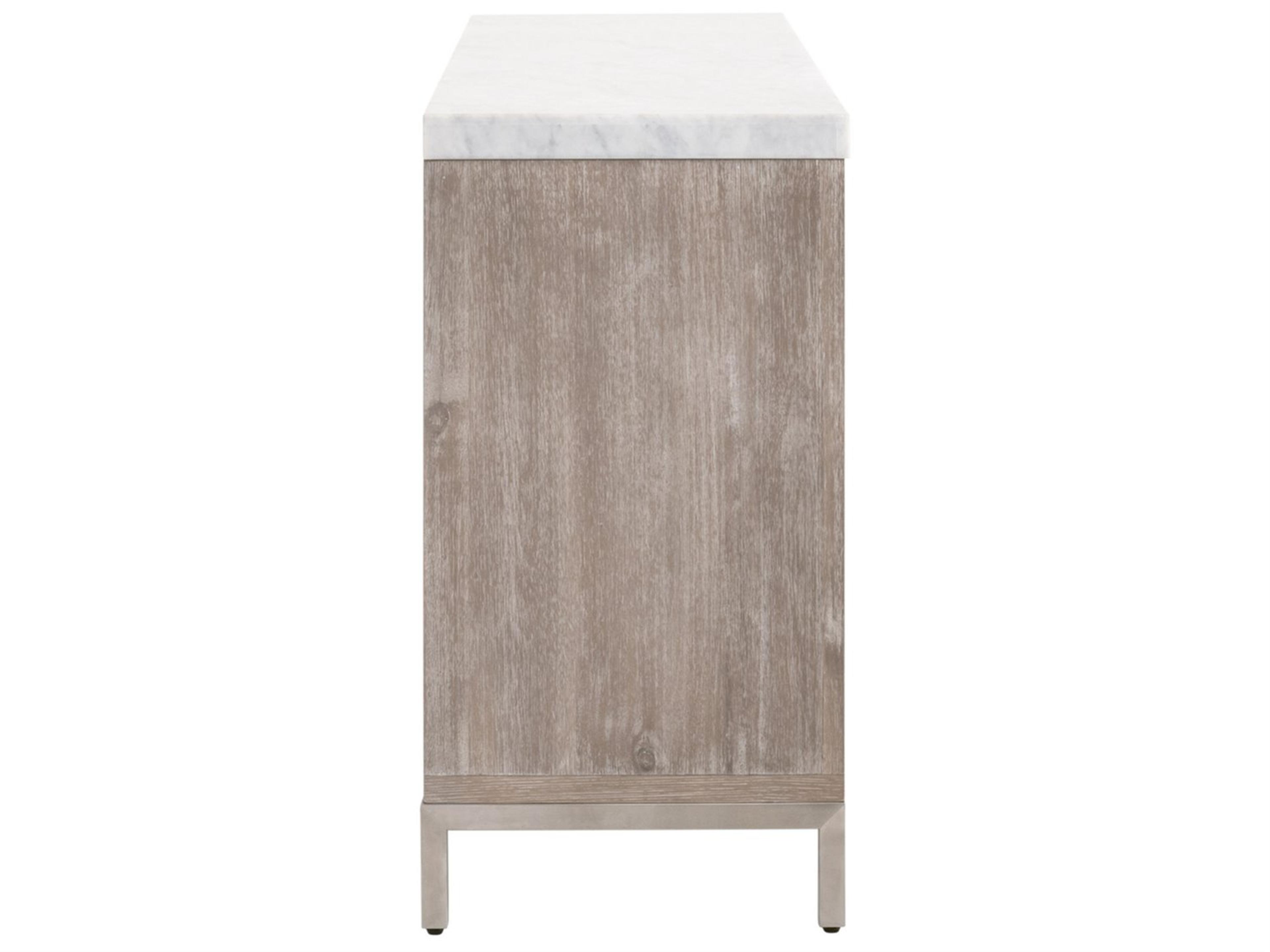 Essentials for Living Traditions Azure Carrera 6-Drawers Gray Acacia Wood Double Dresser
