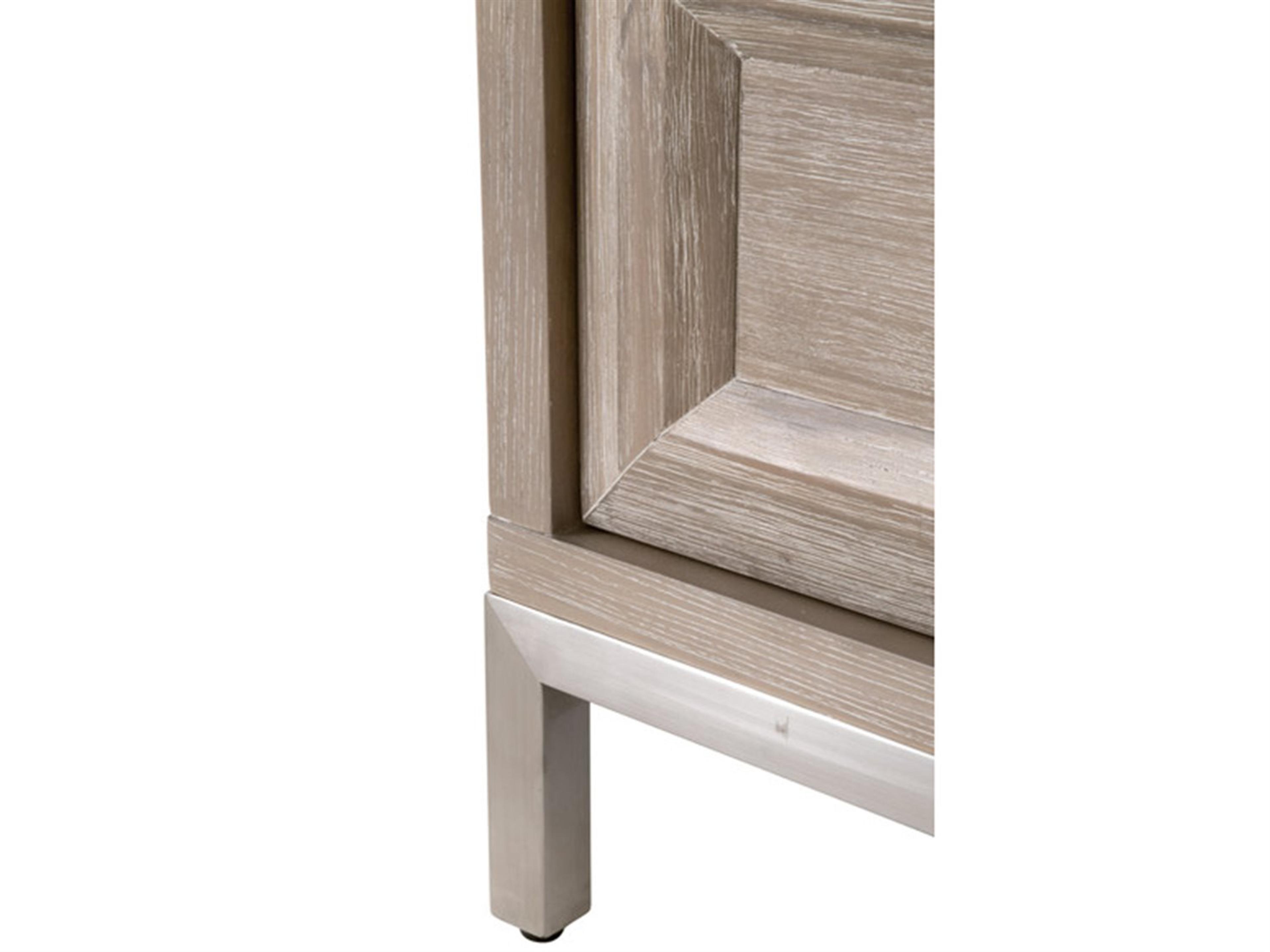 Essentials for Living Traditions Azure Carrera 6-Drawers Gray Acacia Wood Double Dresser