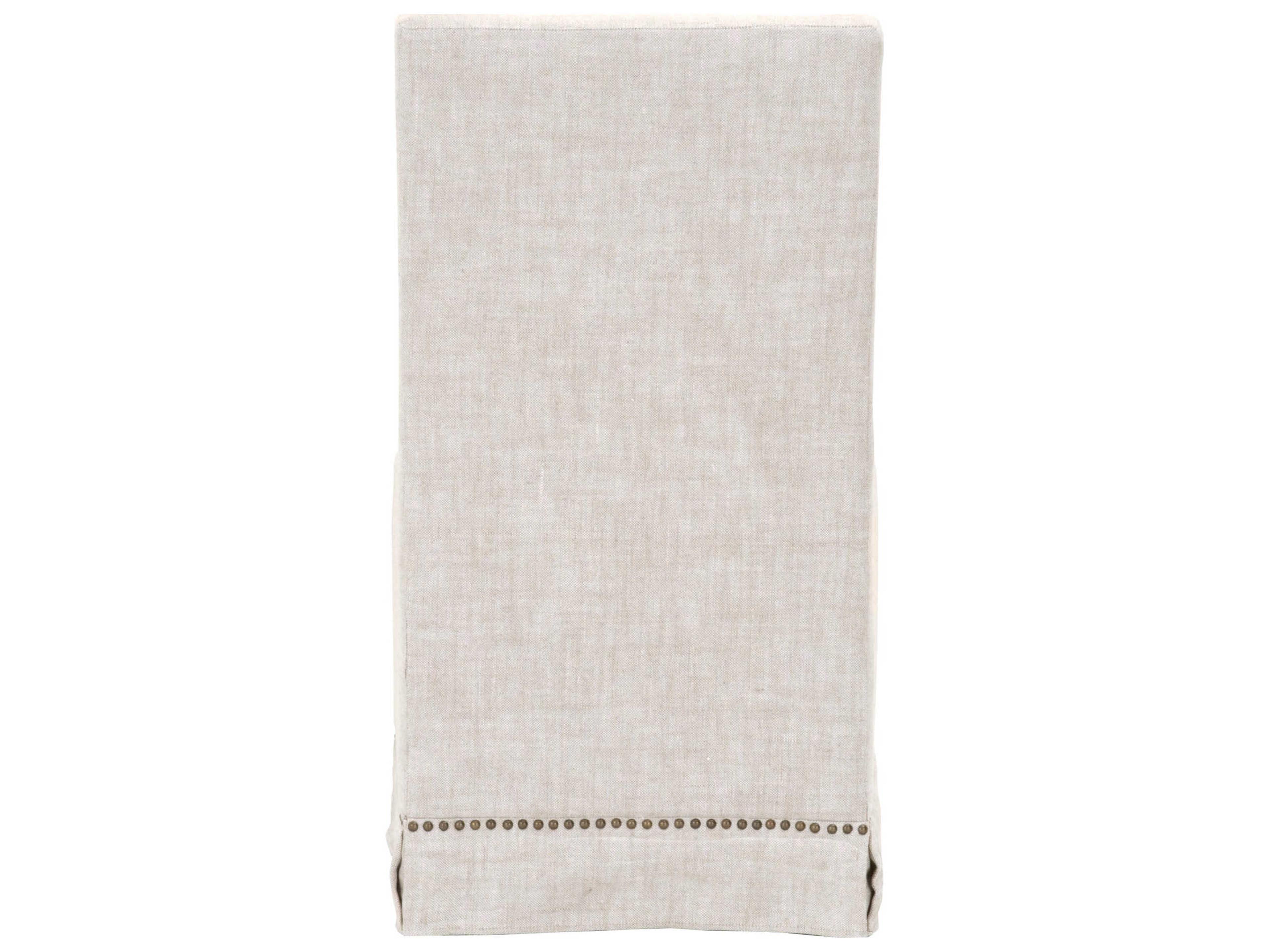 Luxecor Respite Birch Wood White Upholstered Side Dining Chair Set of 2