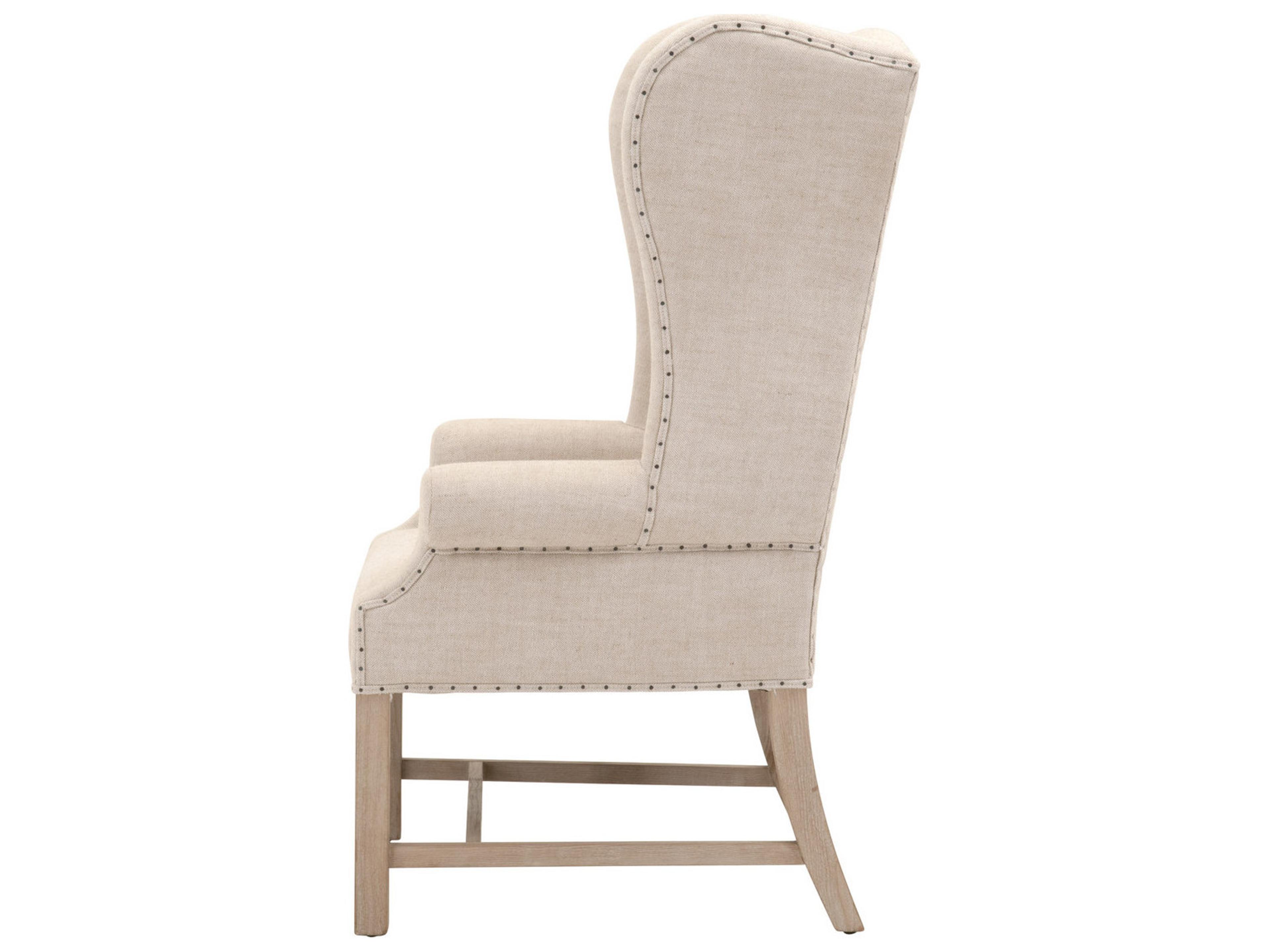 Luxecor Respite Beige Fabric Accent Chair