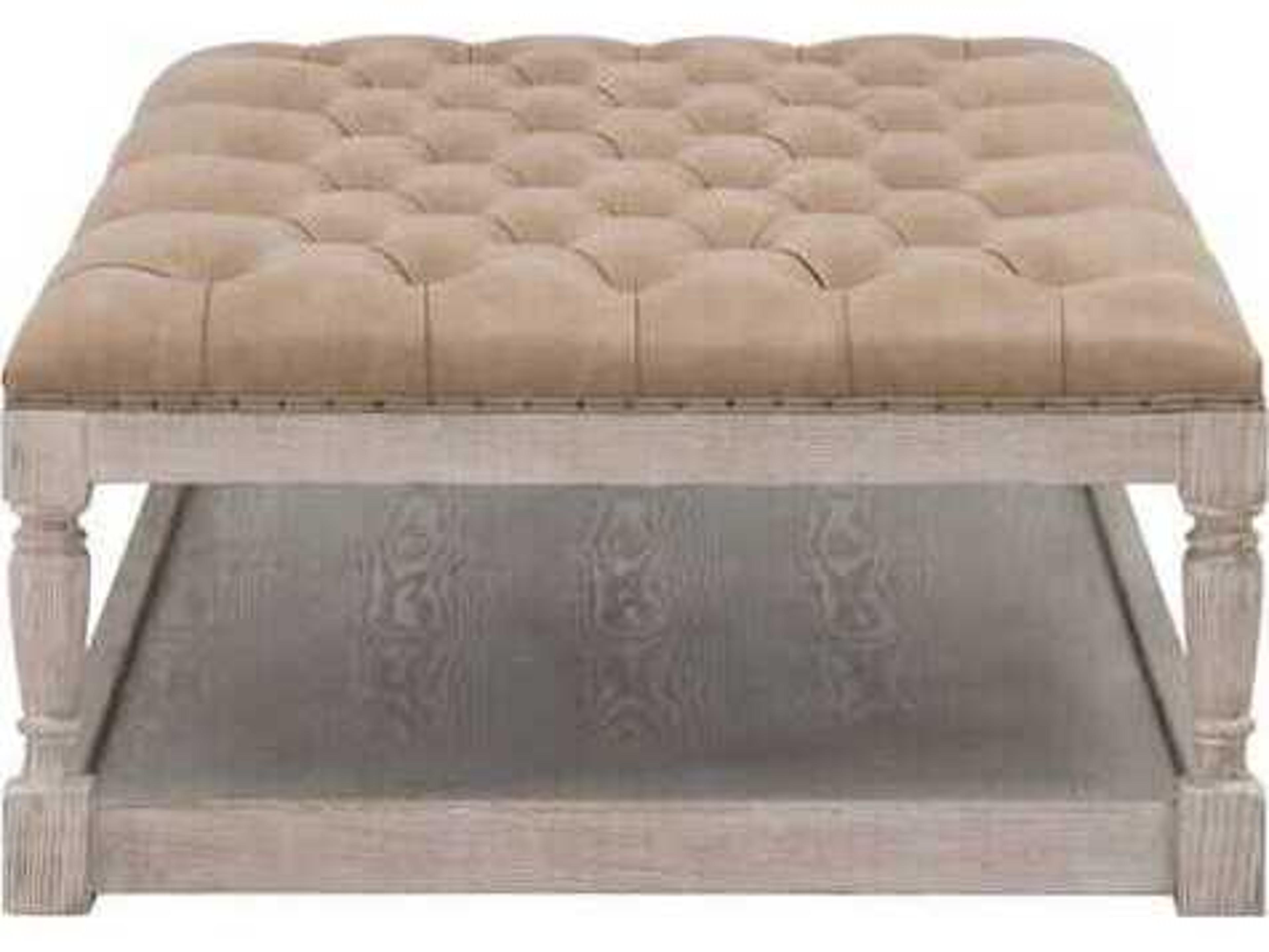 Luxecor Respite Rectangular Leather Coffee Table