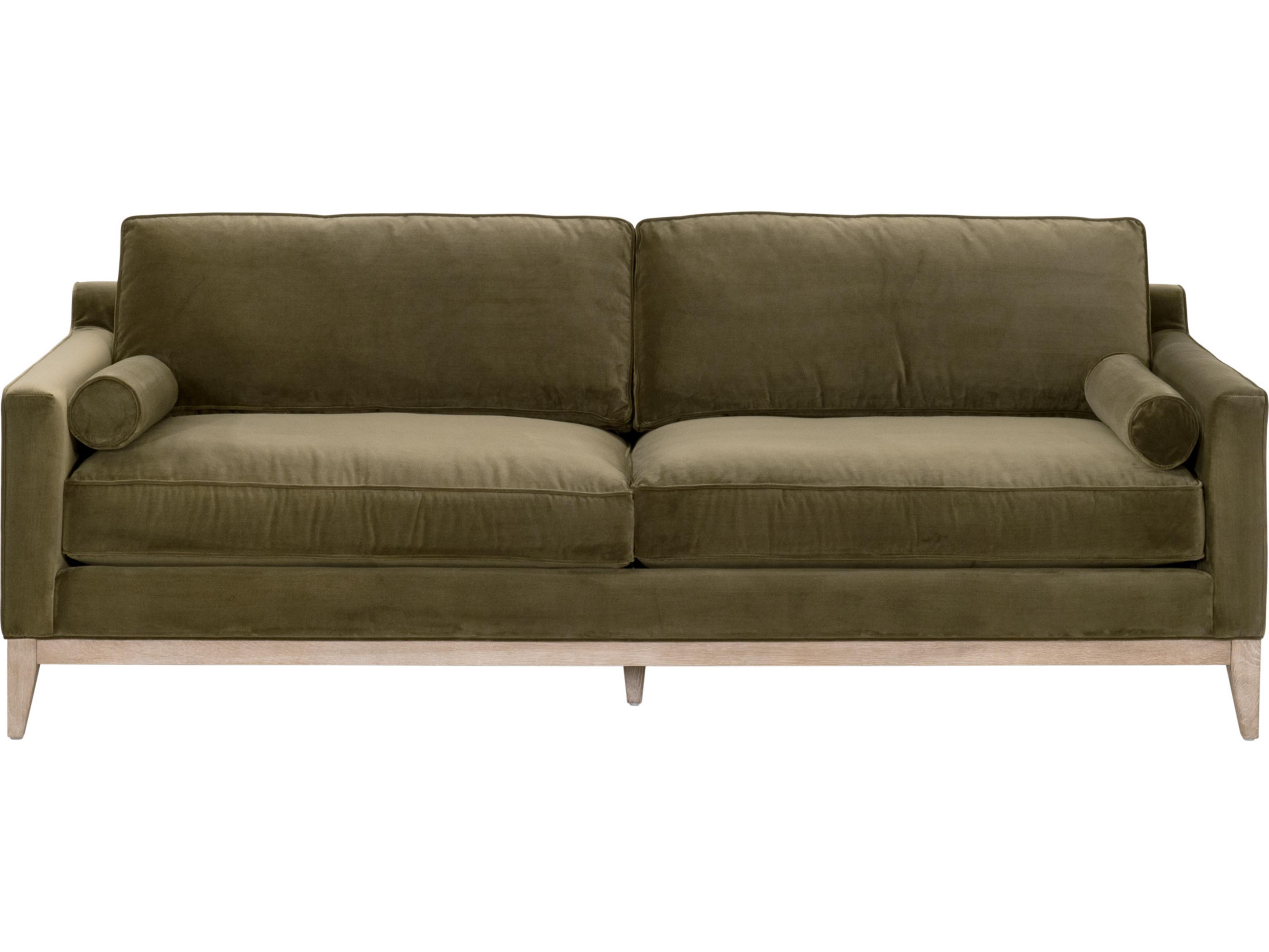 Luxecor Respite Green Upholstered Sofa