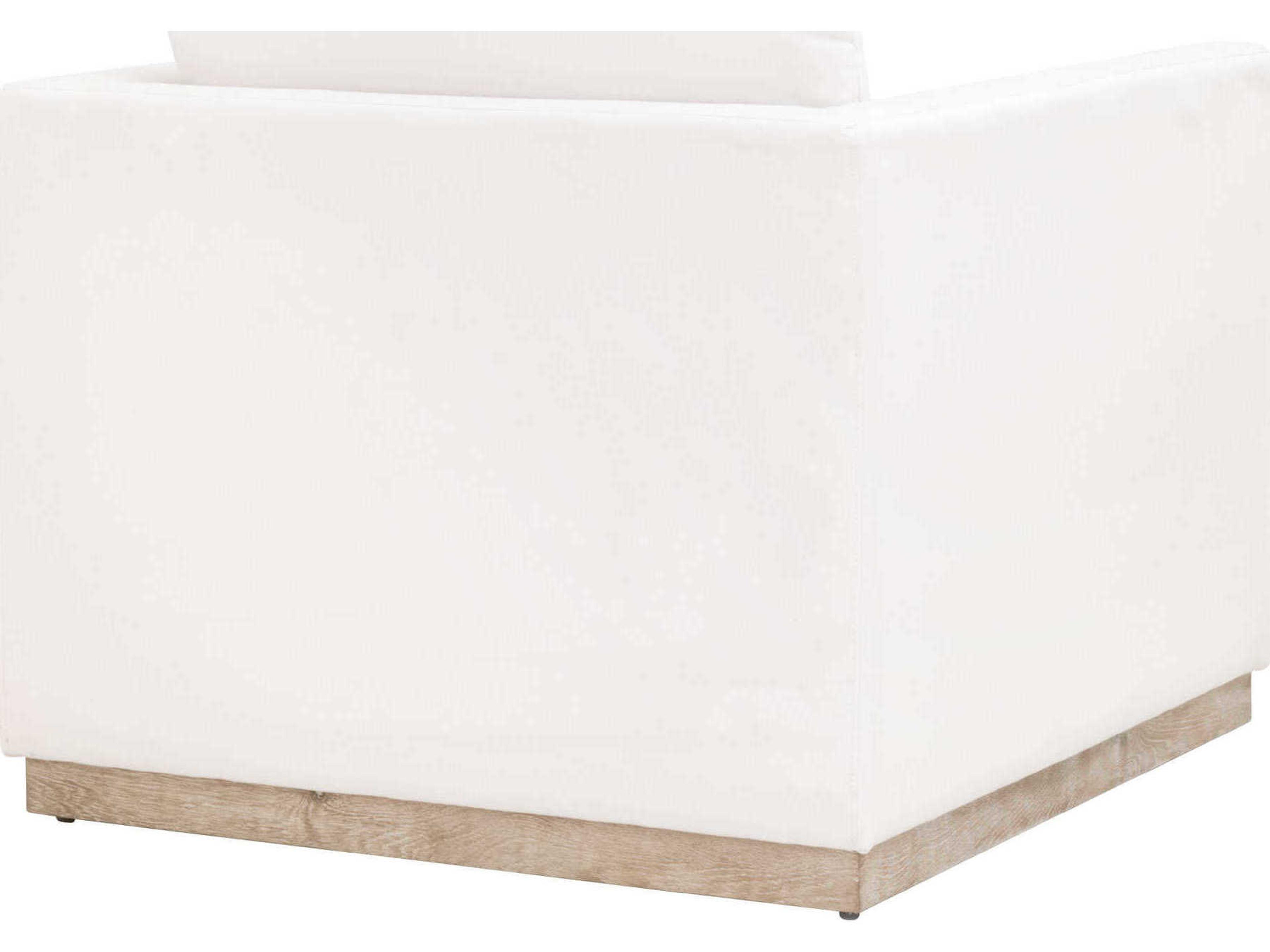 Essentials for Living Stitch & Hand Siena White Fabric Accent Chair