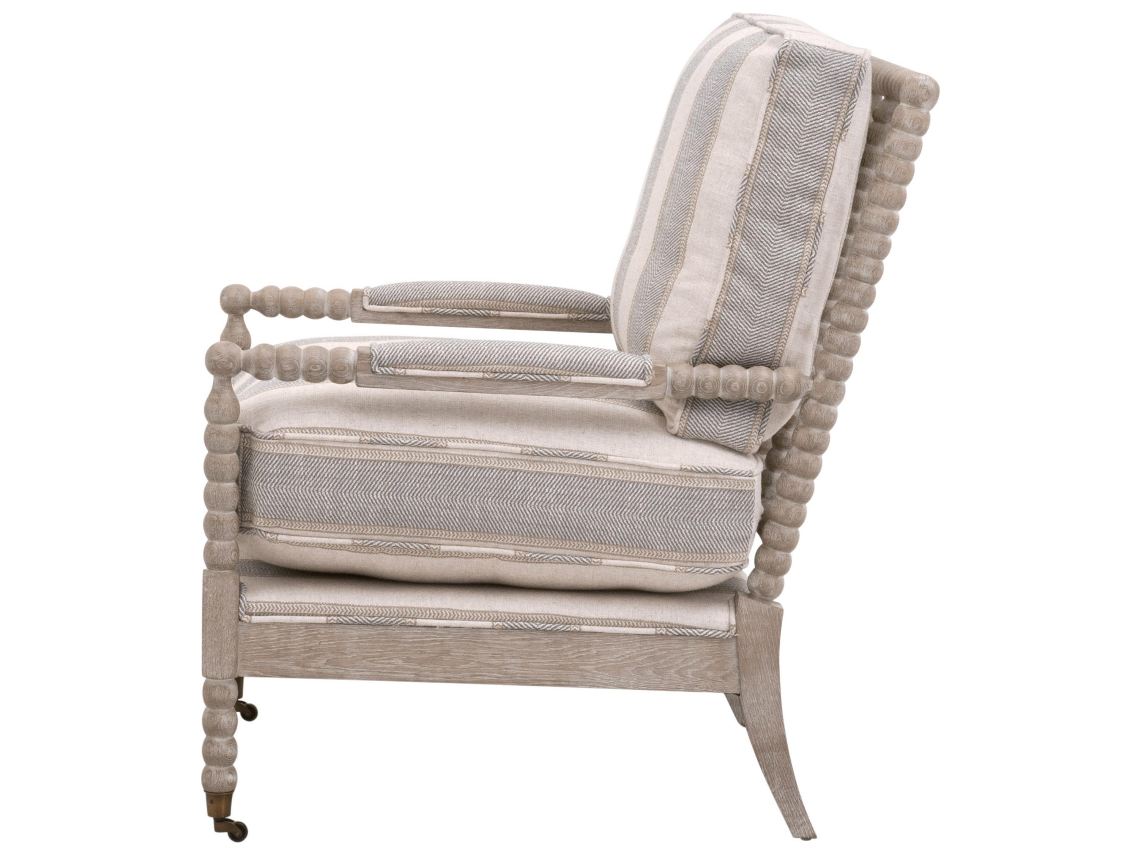 Luxecor Respite 27.75" Rouleau Club Chair