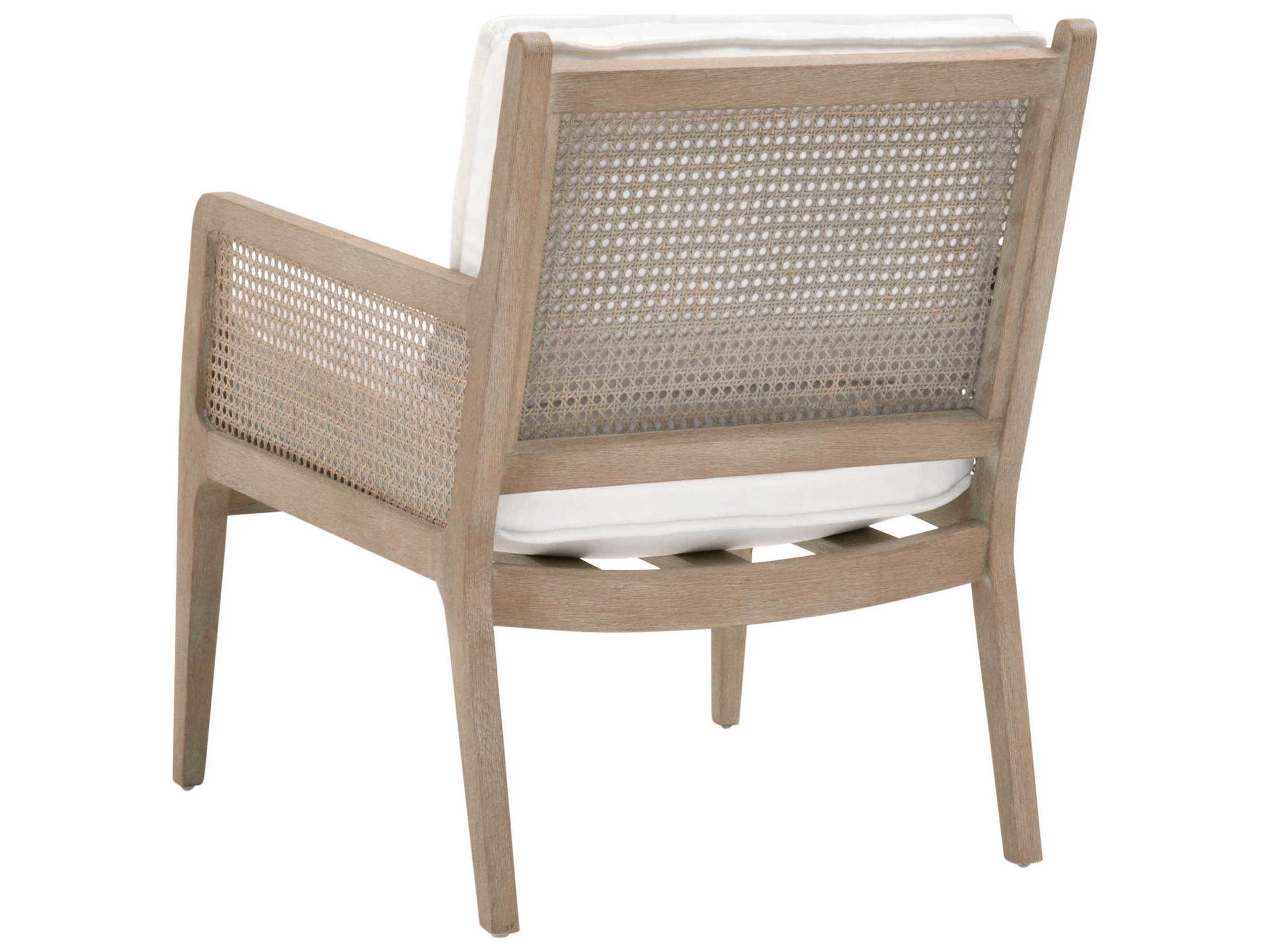 Luxecor Respite White Fabric Accent Chair