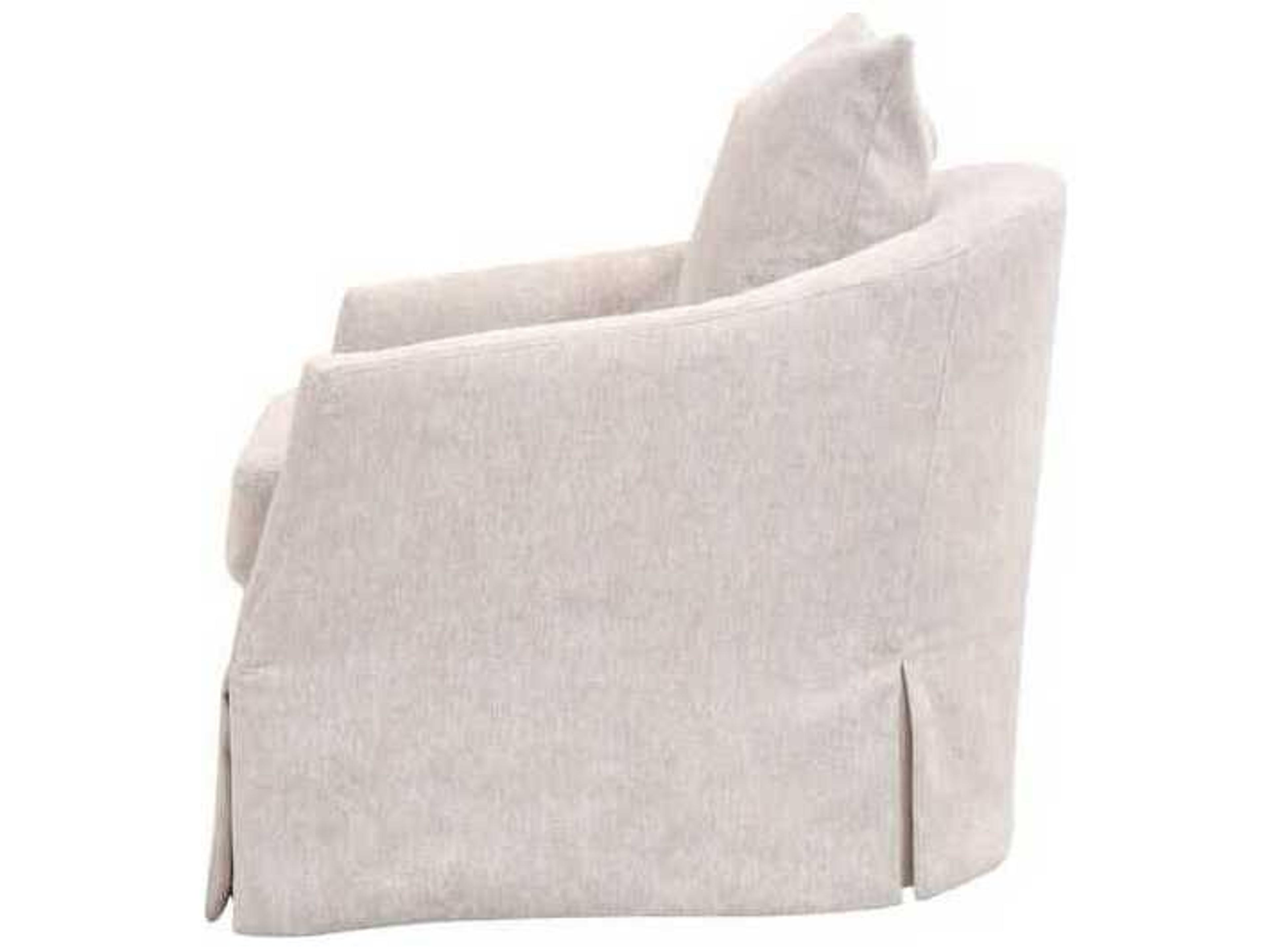 Luxecor Respite Swivel Beige Club Chair