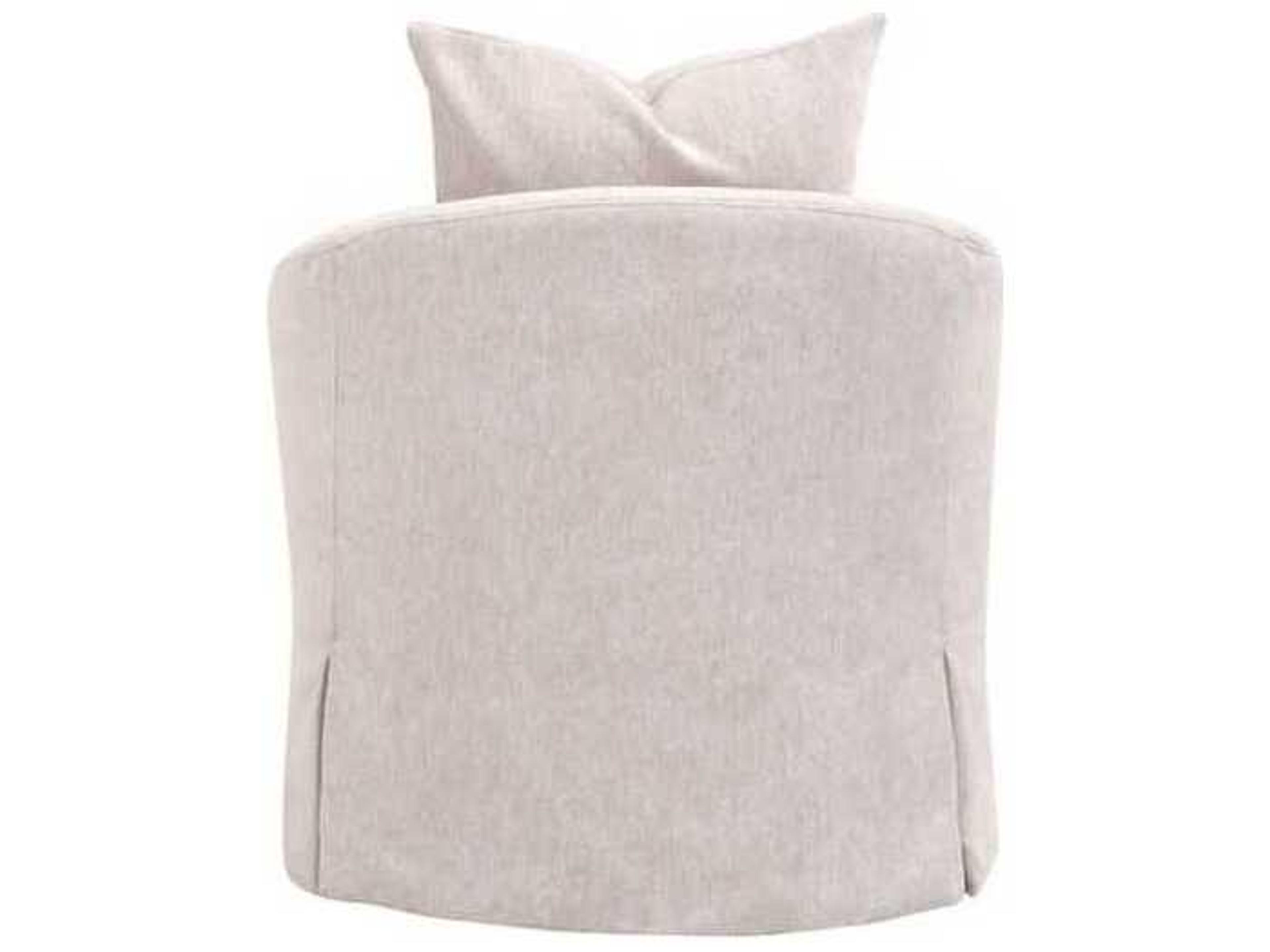 Luxecor Respite Swivel Beige Club Chair