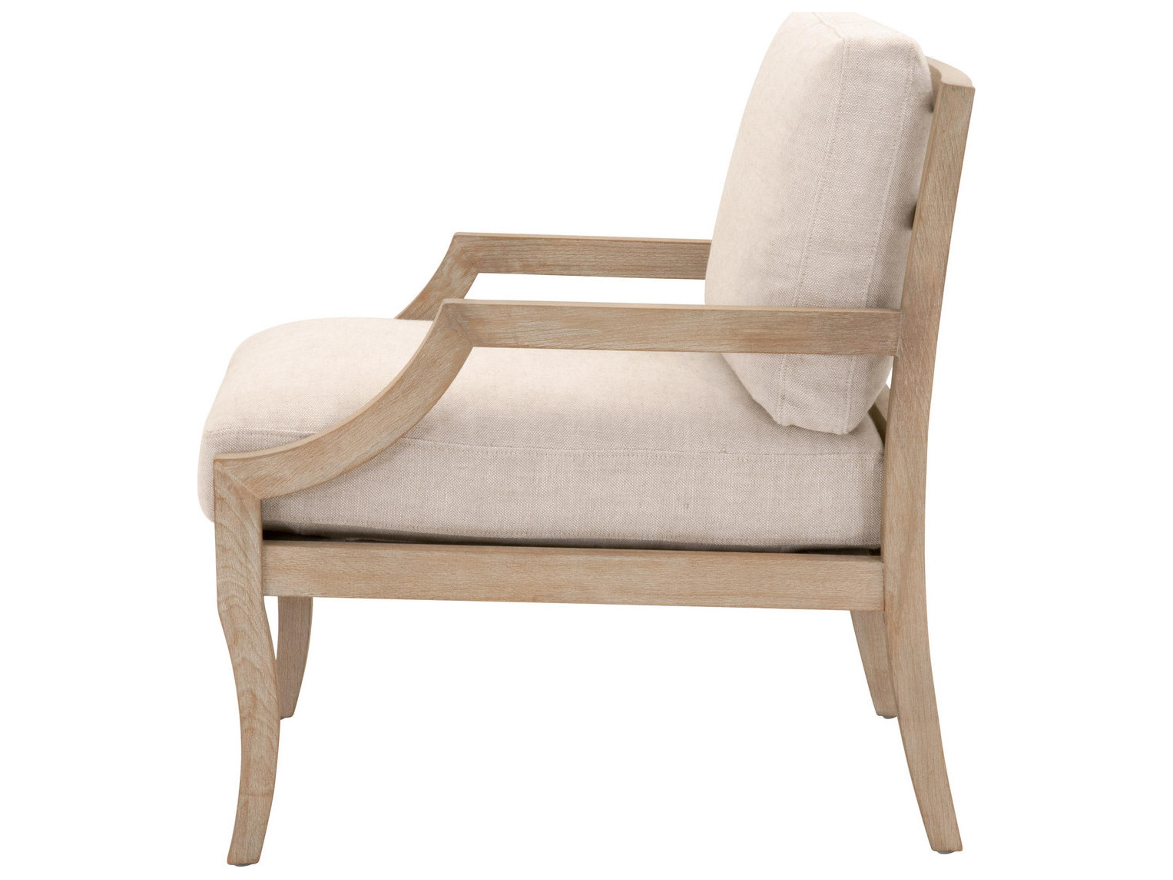 Essentials for Living Stitch & Hand Stratton Beige Fabric Accent Chair