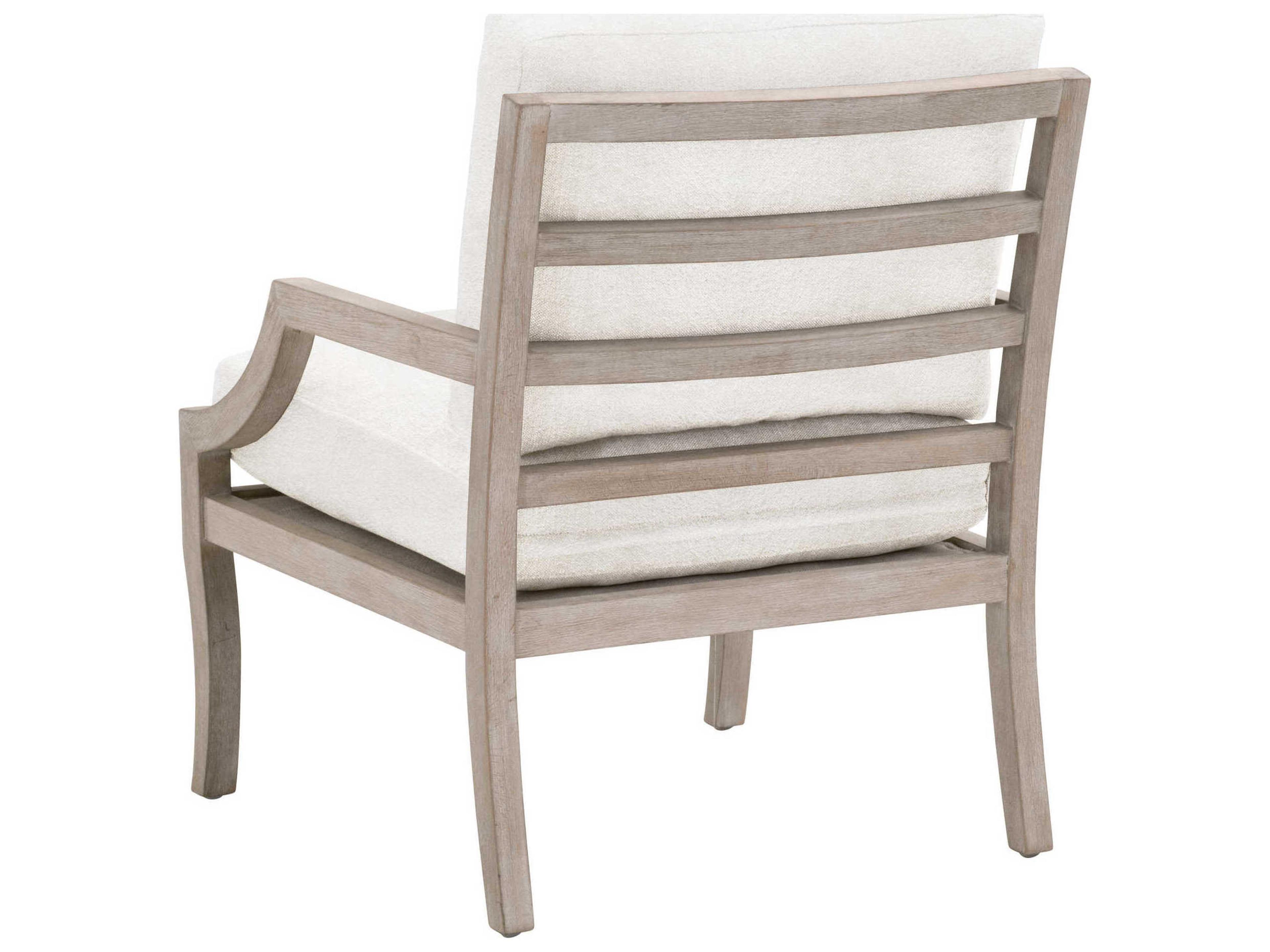Essentials for Living Stitch & Hand Stratton White Fabric Accent Chair