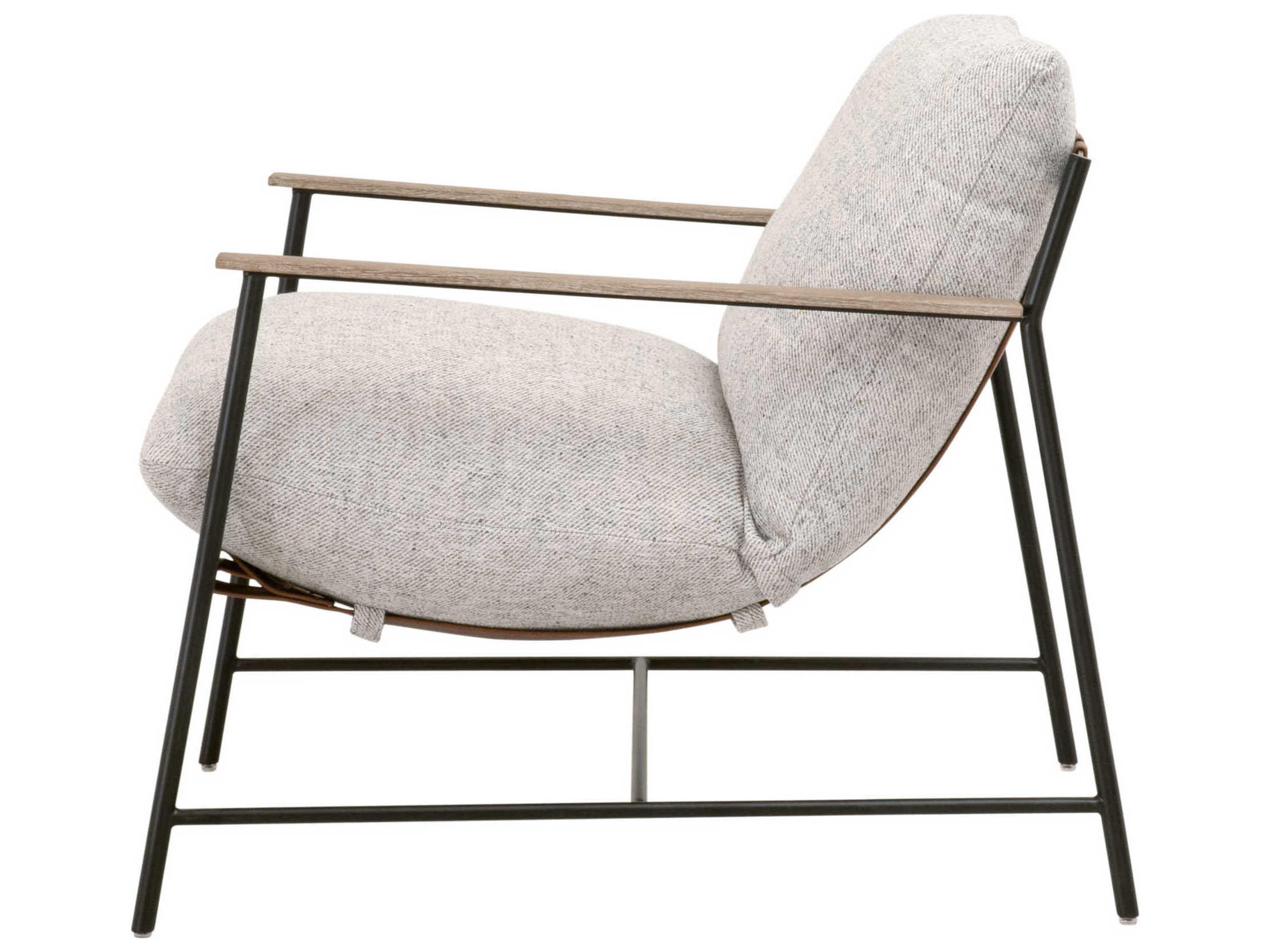 Essentials for Living Stitch & Hand Brando Gray Fabric Accent Chair