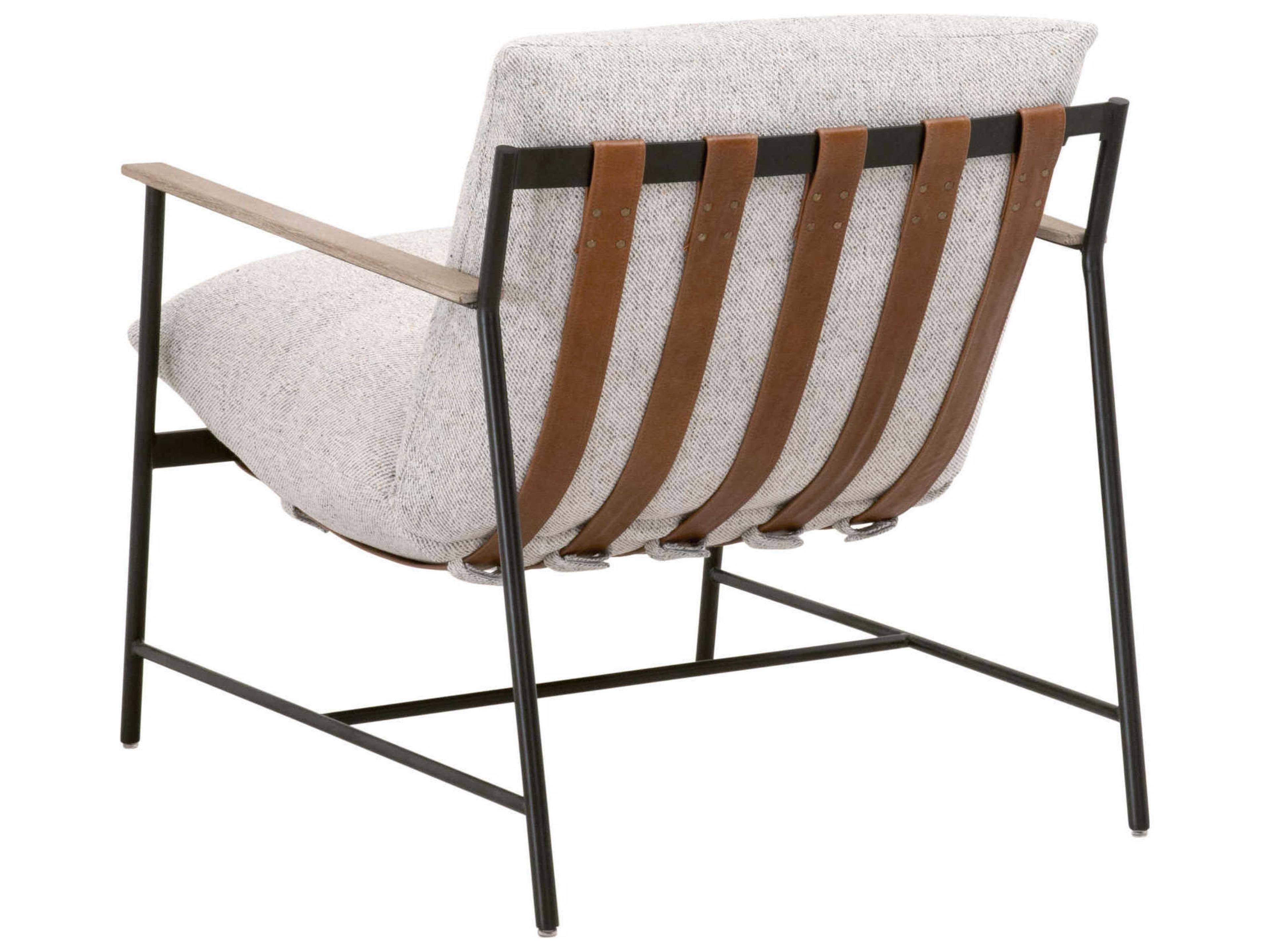 Essentials for Living Stitch & Hand Brando Gray Fabric Accent Chair