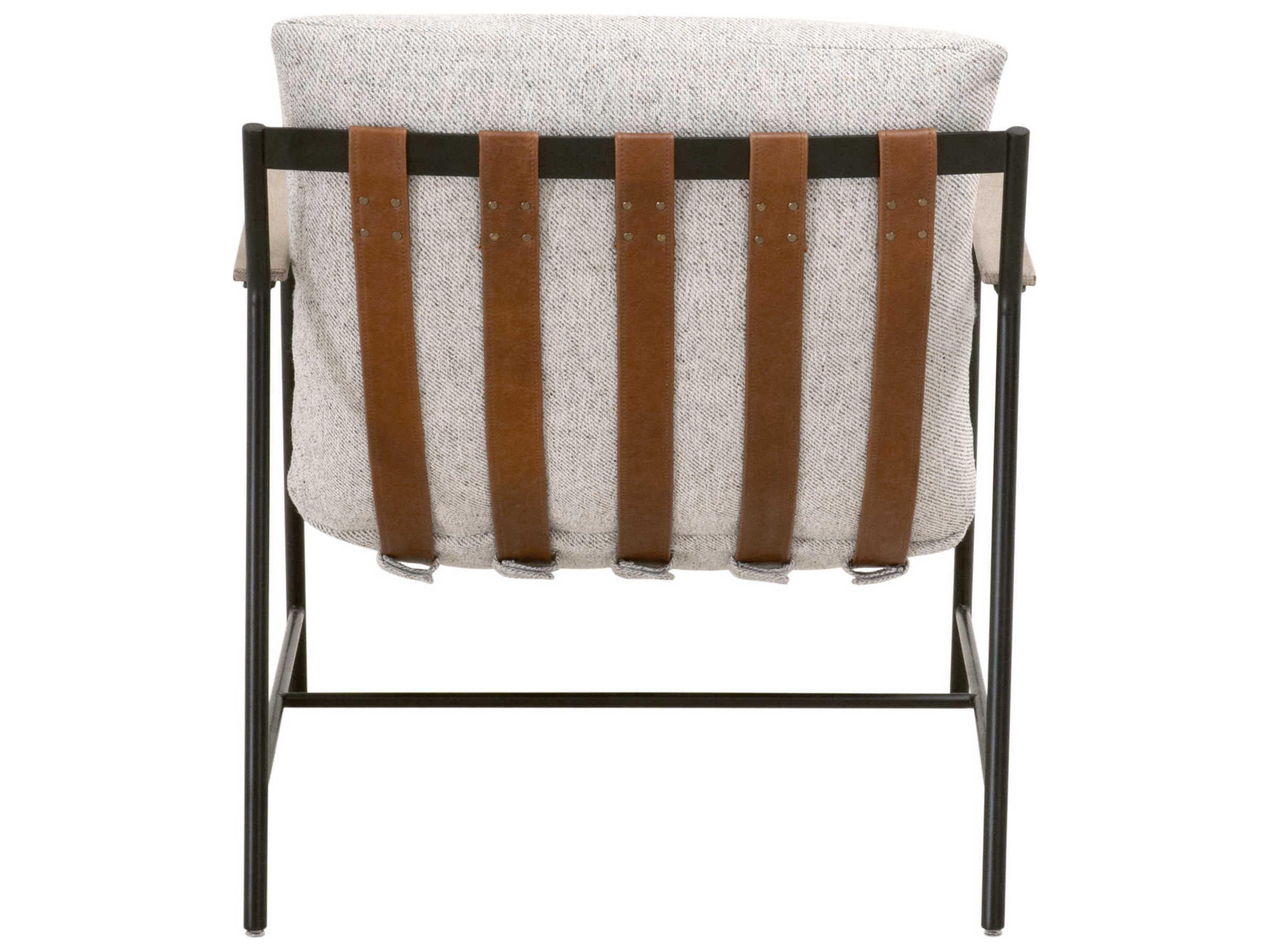 Essentials for Living Stitch & Hand Brando Gray Fabric Accent Chair