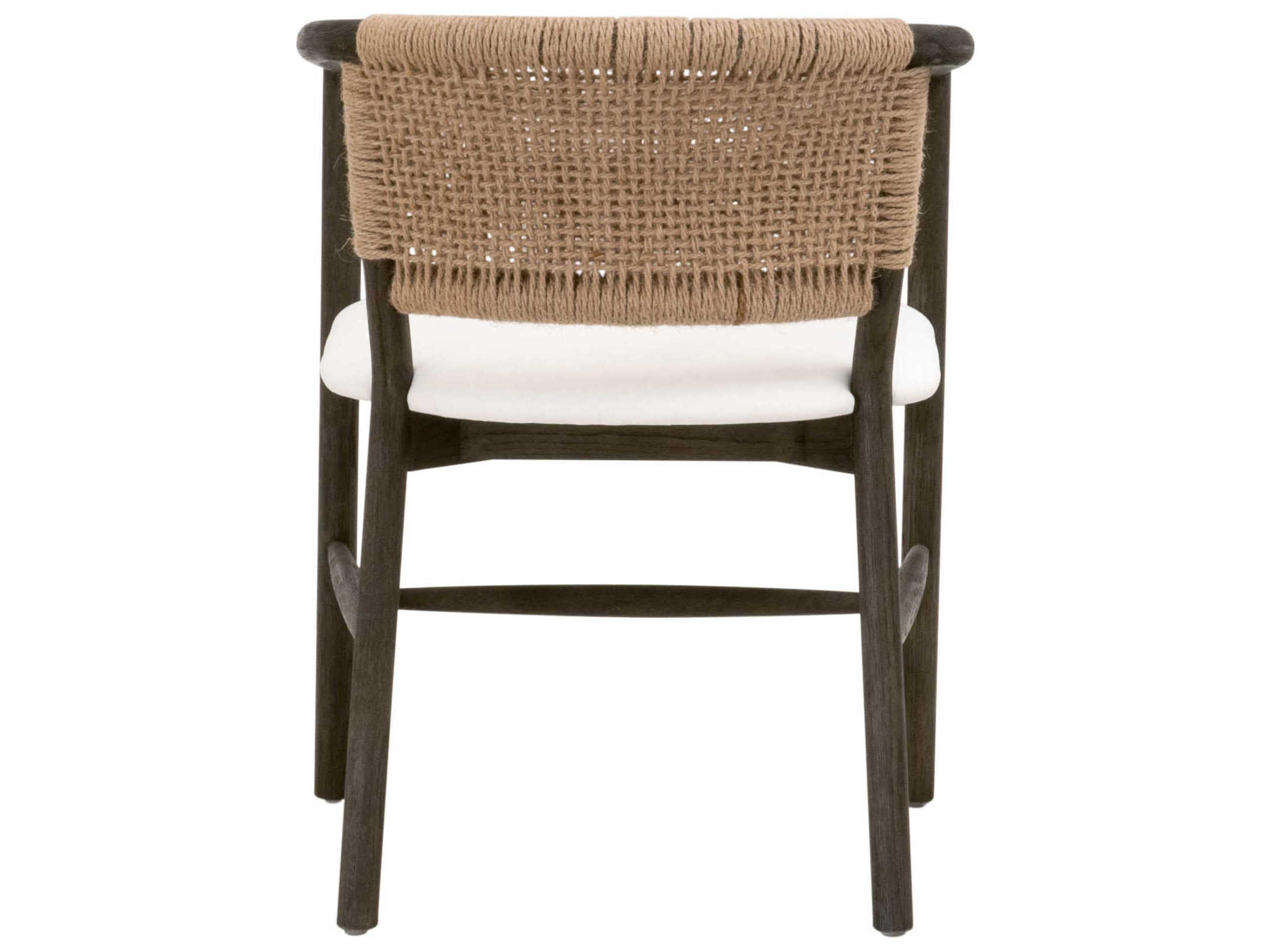 Essentials for Living Stitch & Hand Juxtaposition Black Fabric Accent Chair