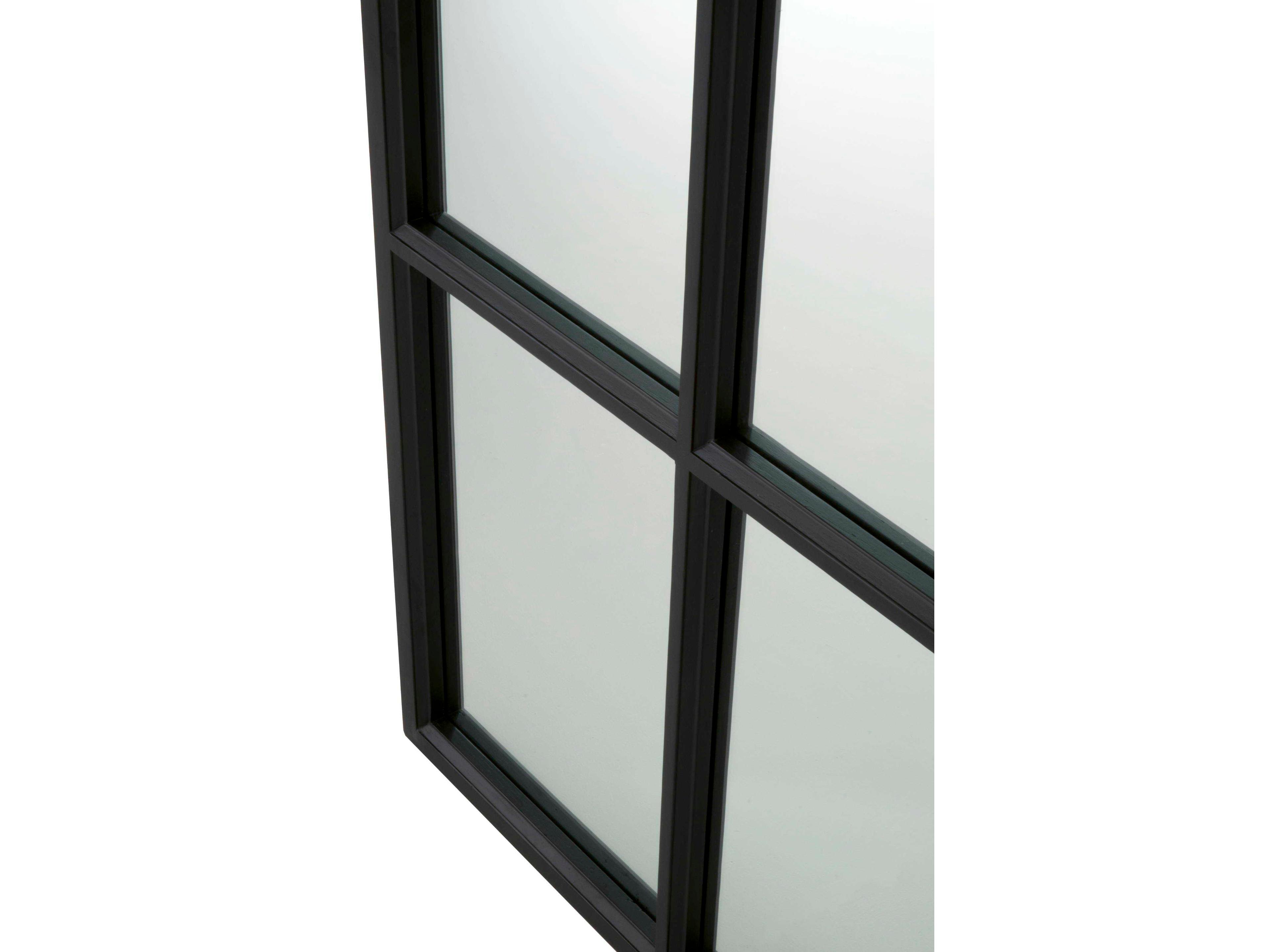 Luxecor Stitch & Hand Grid Rectangular Floor Mirror