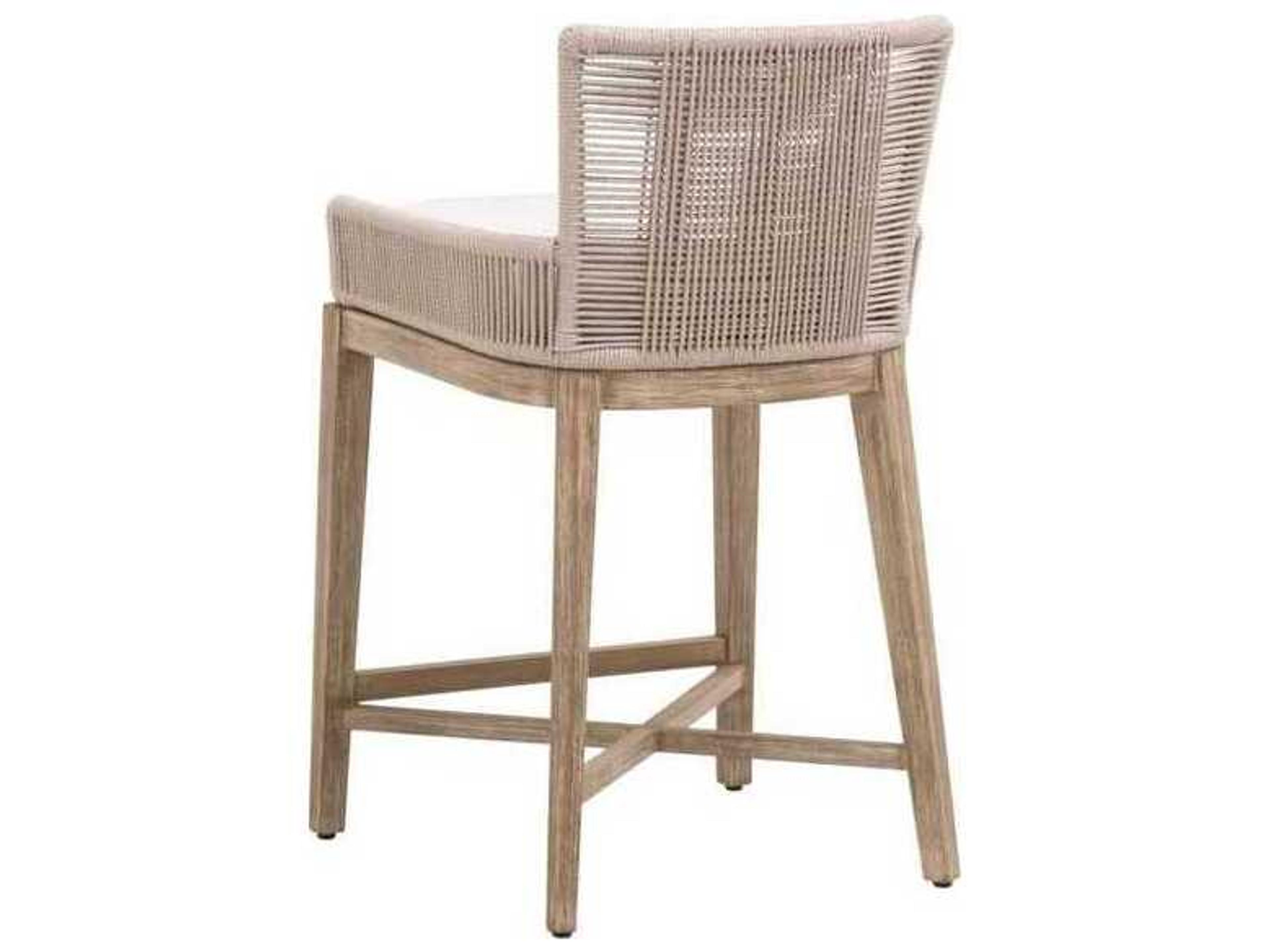 Luxecor Respite Mahogany Wood Counter Stool