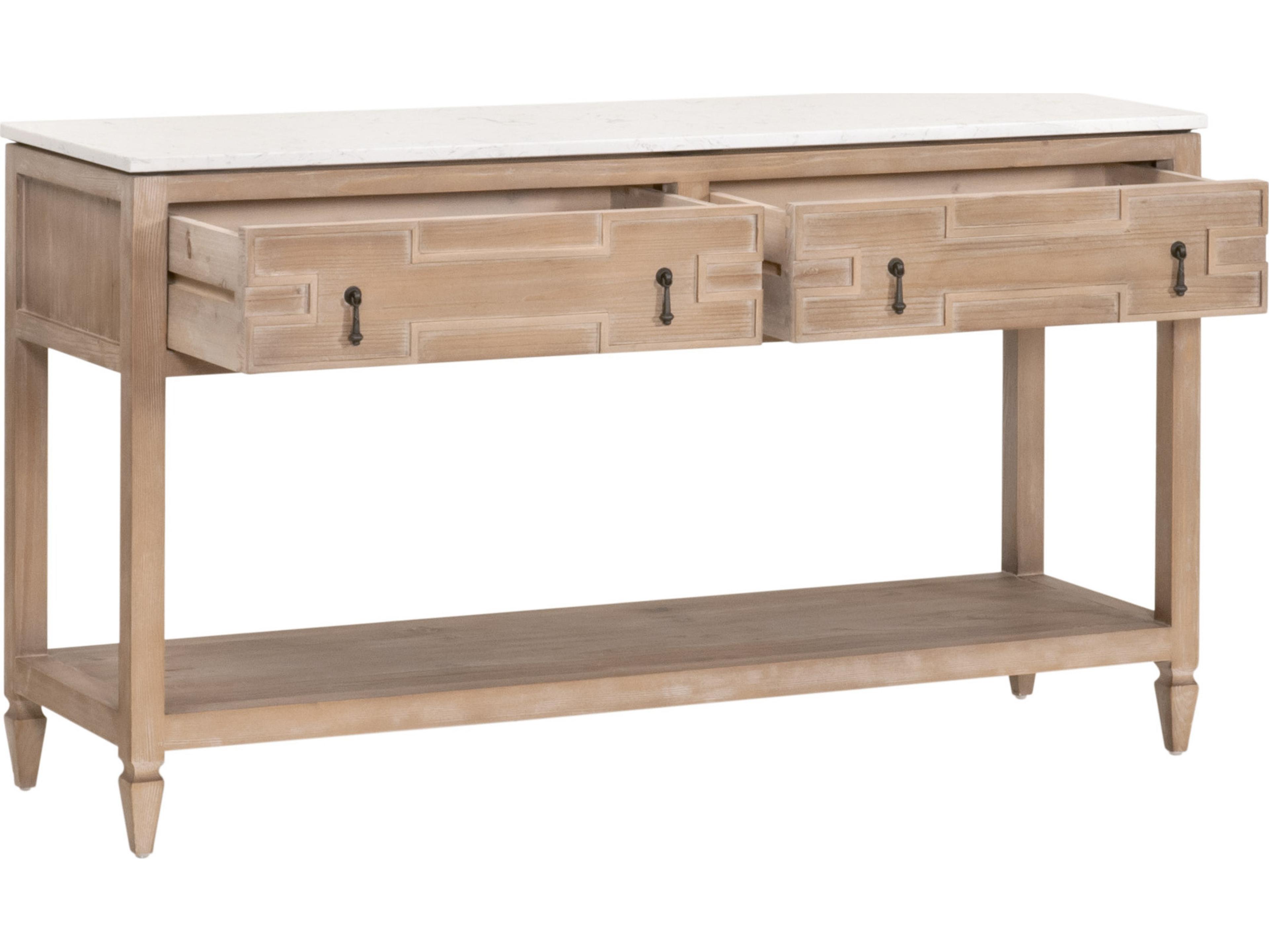 Luxecor Respite 54" 2-Drawer Entry Console