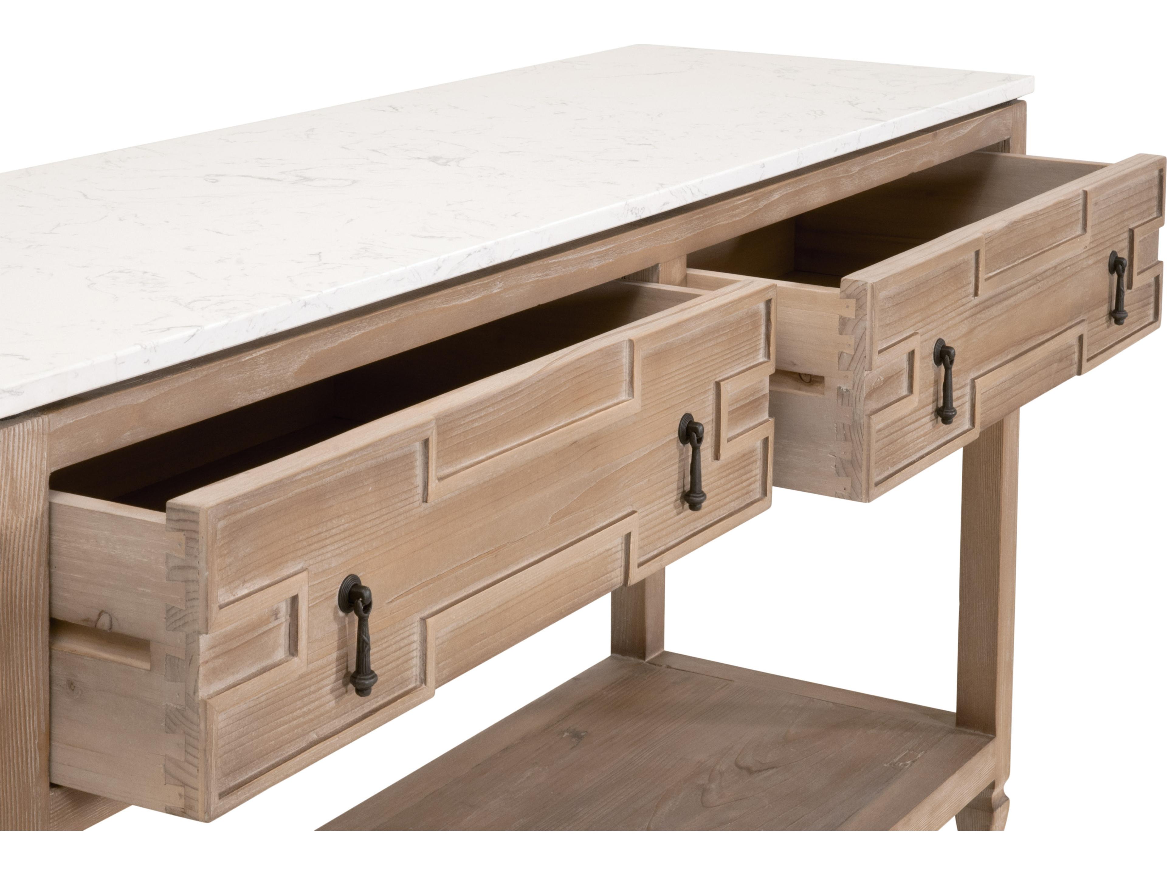 Luxecor Respite 54" 2-Drawer Entry Console