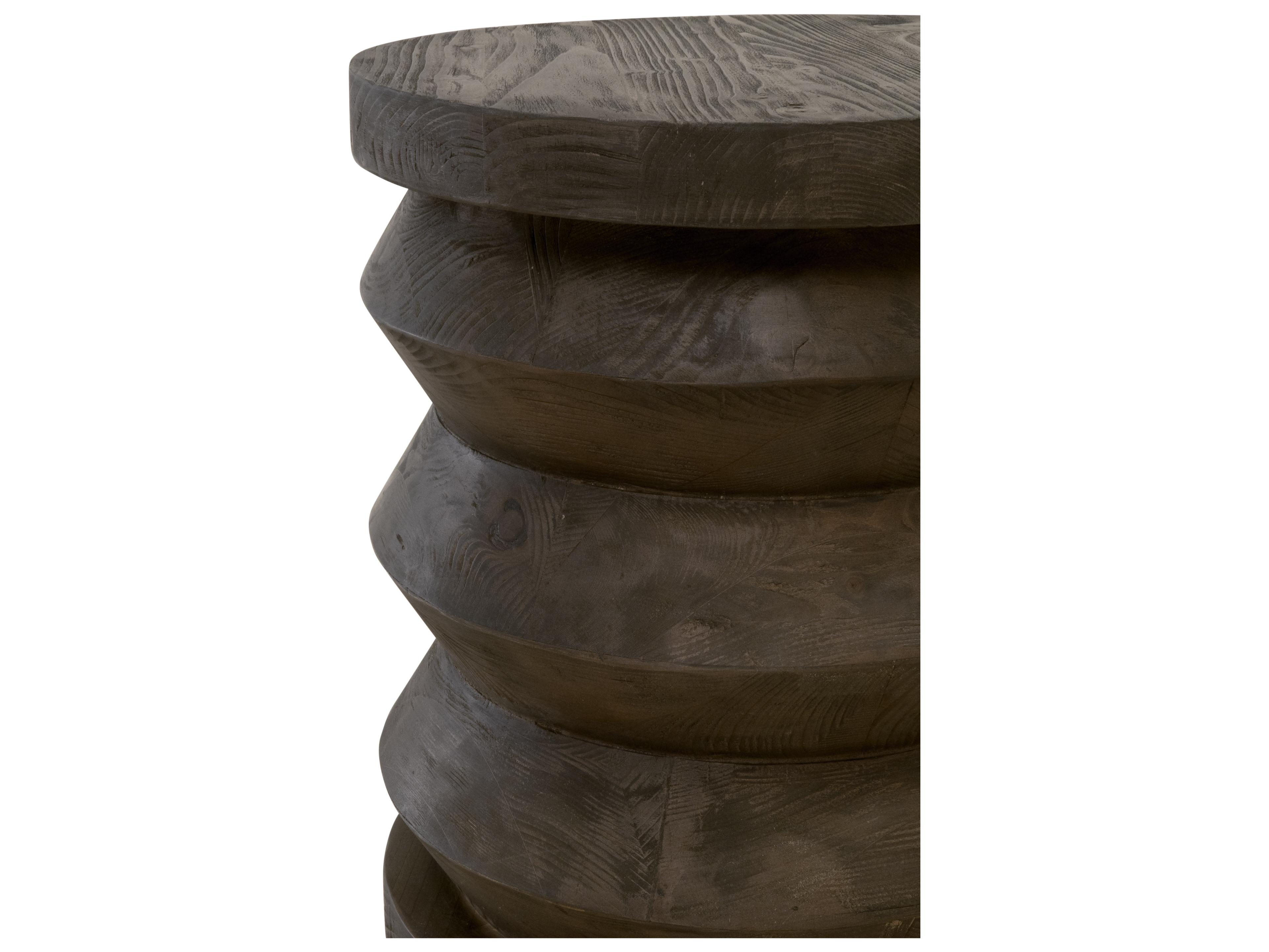 Luxecor Respite Round Wood End Table