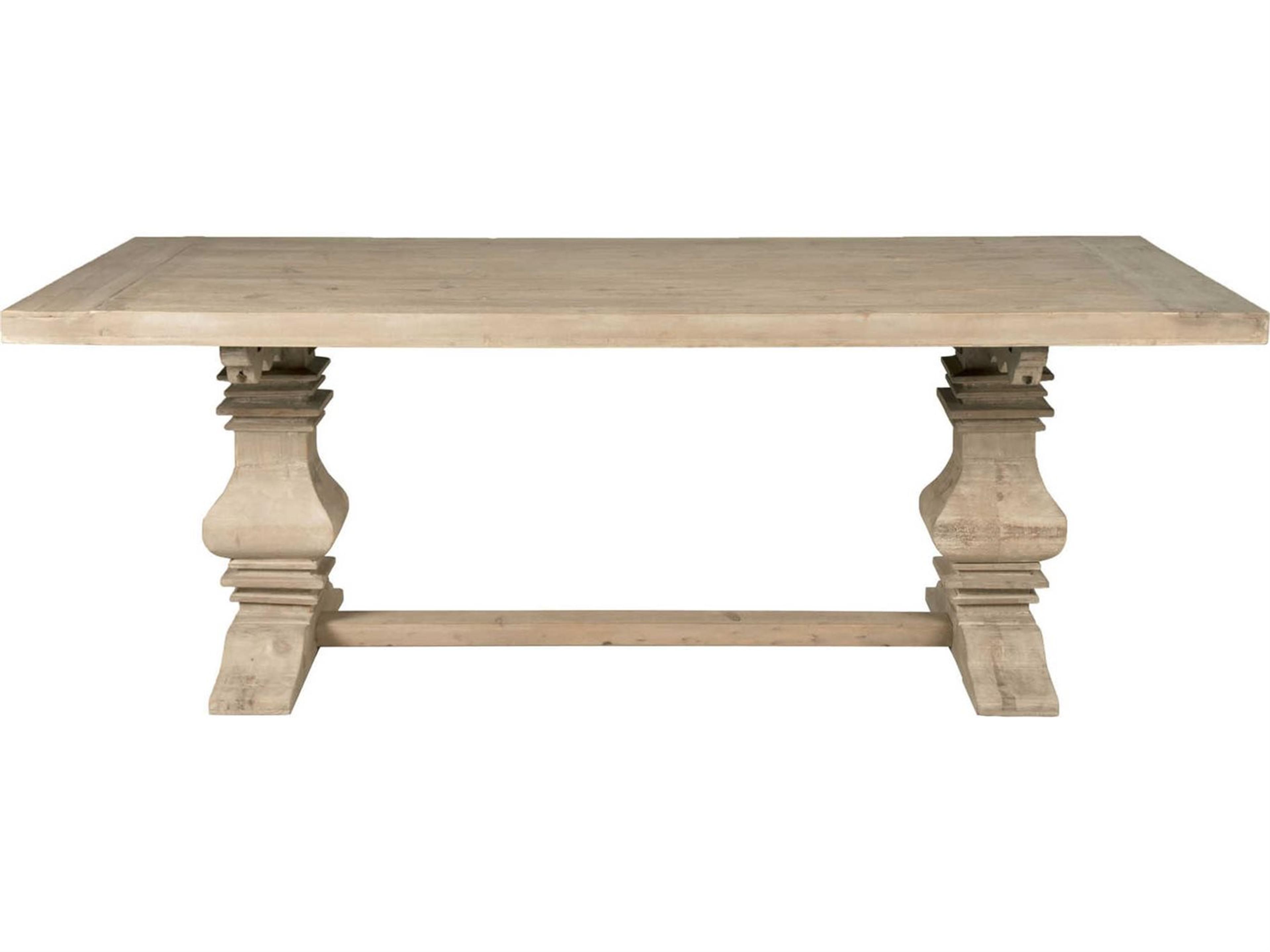 Luxecor Respite Extendable Rectangular Wood Smoke Gray Dining Table