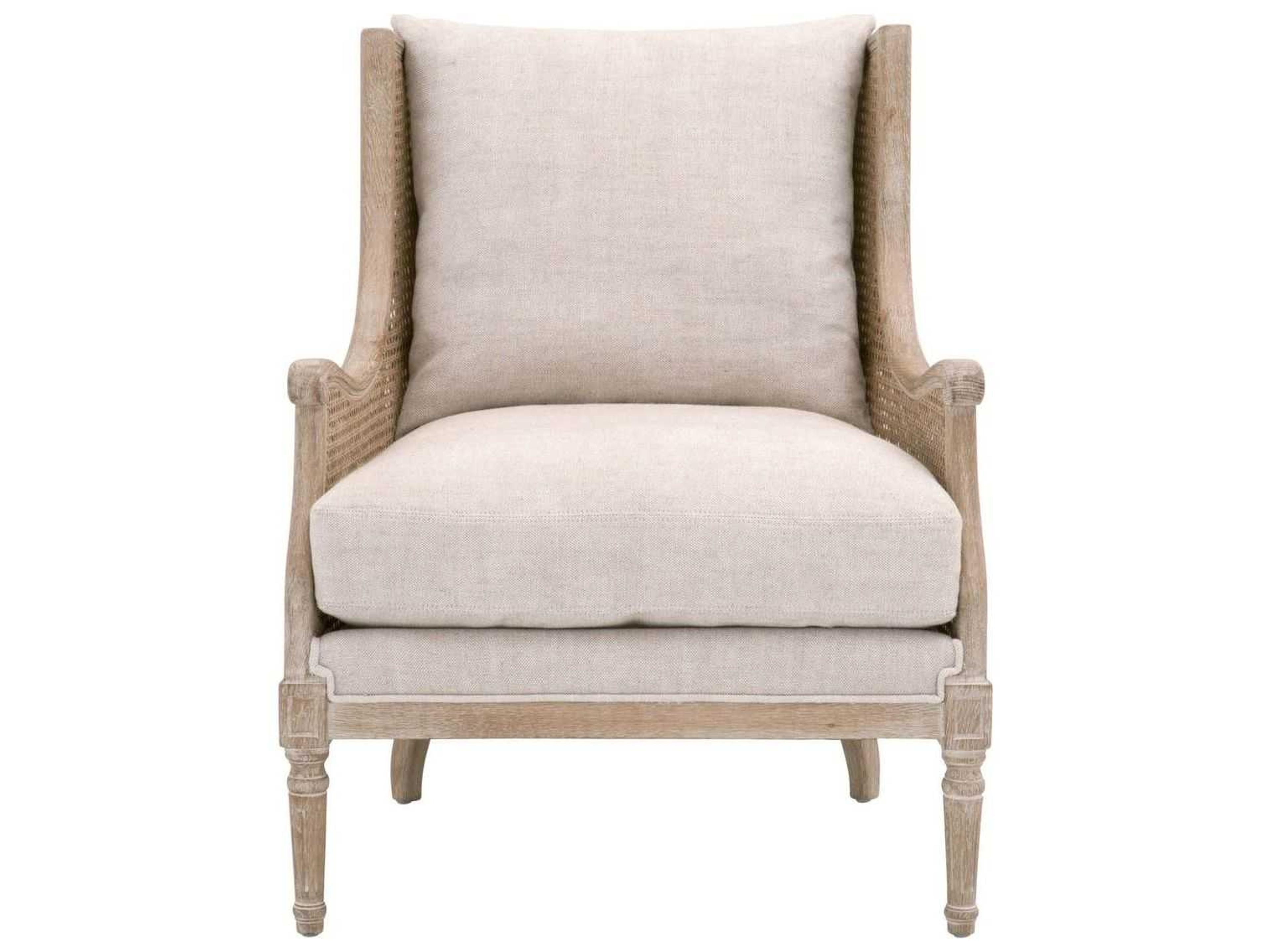 Luxecor Respite Beige Fabric Accent Chair