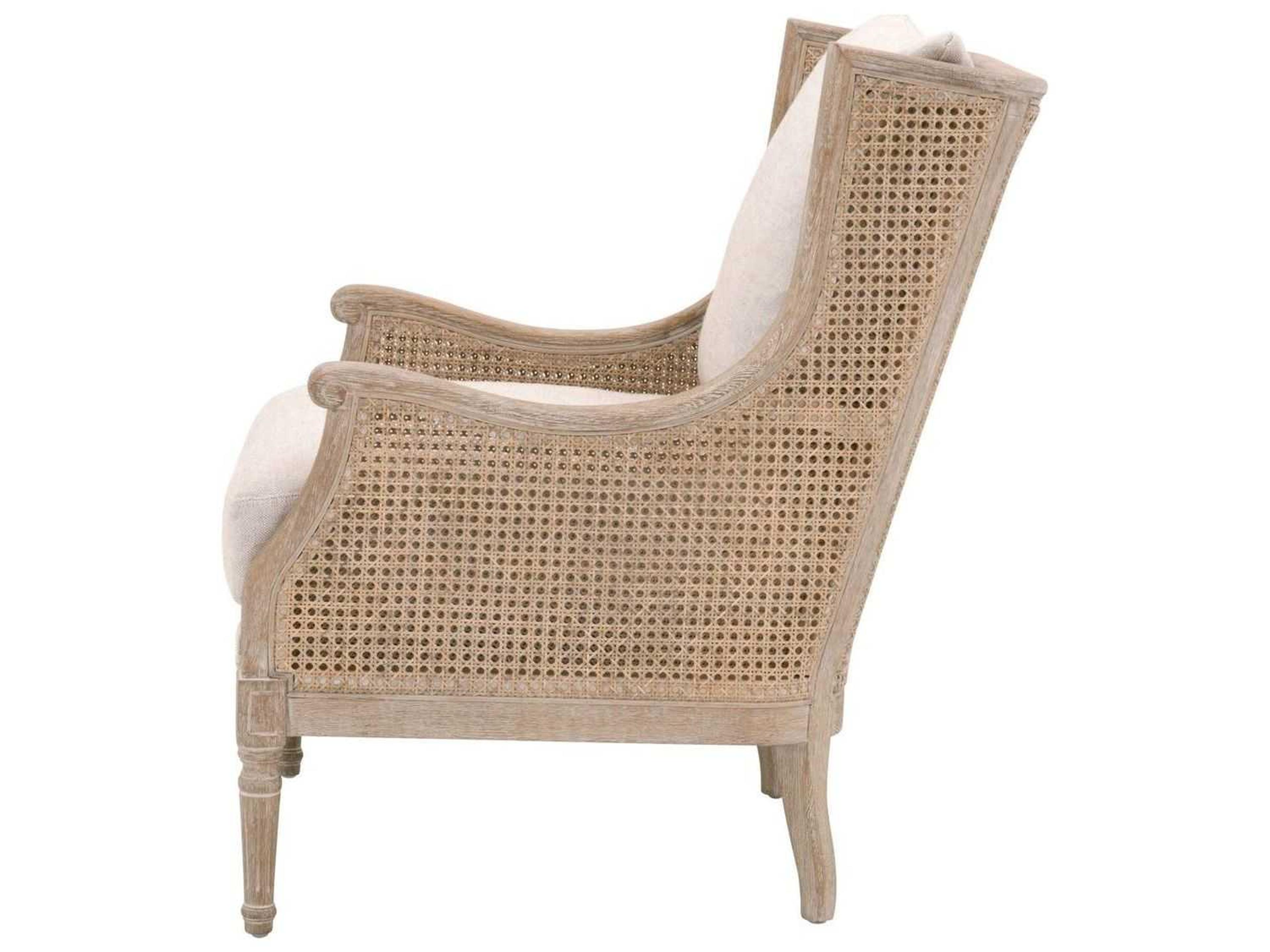 Luxecor Respite Beige Fabric Accent Chair