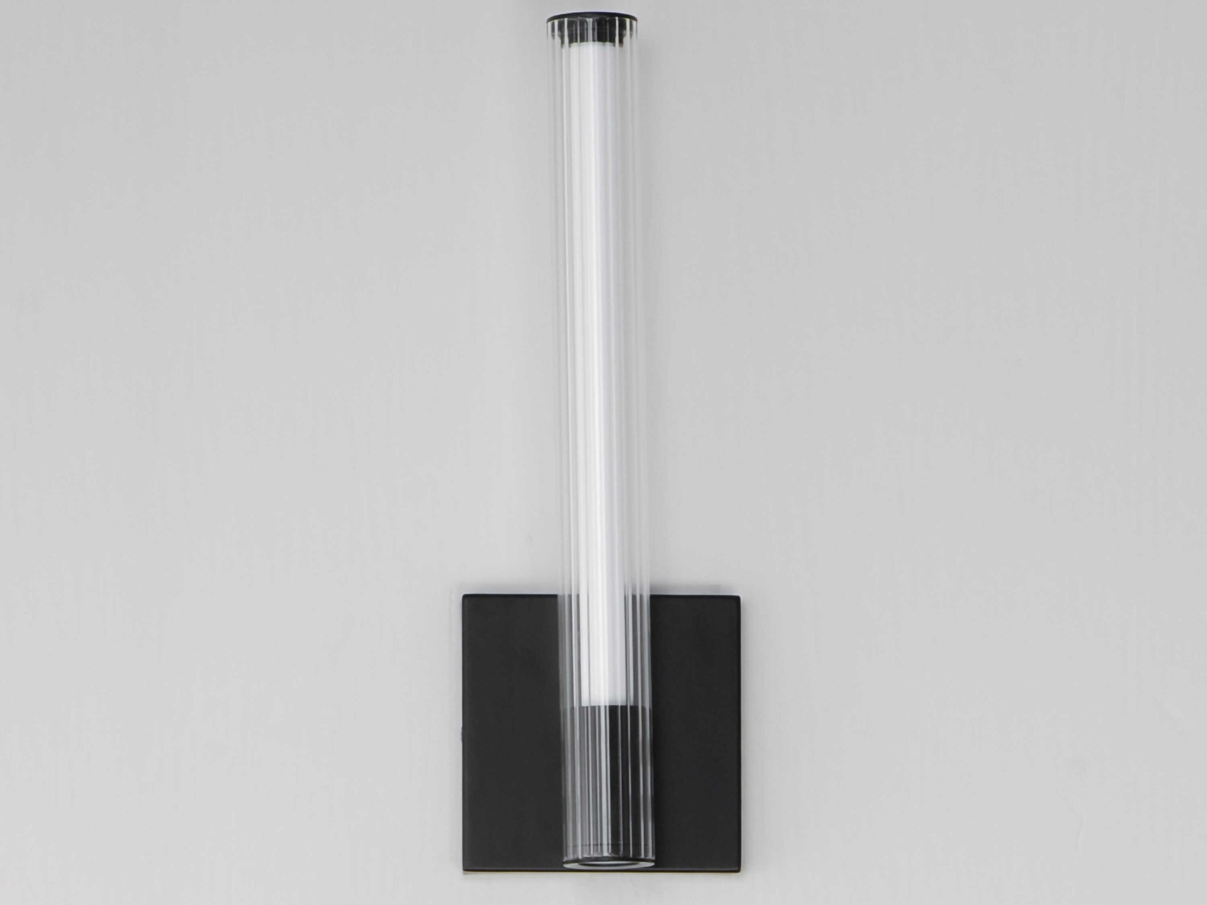 ET2 Cortex 1-Light Black Glass LED Wall Sconce