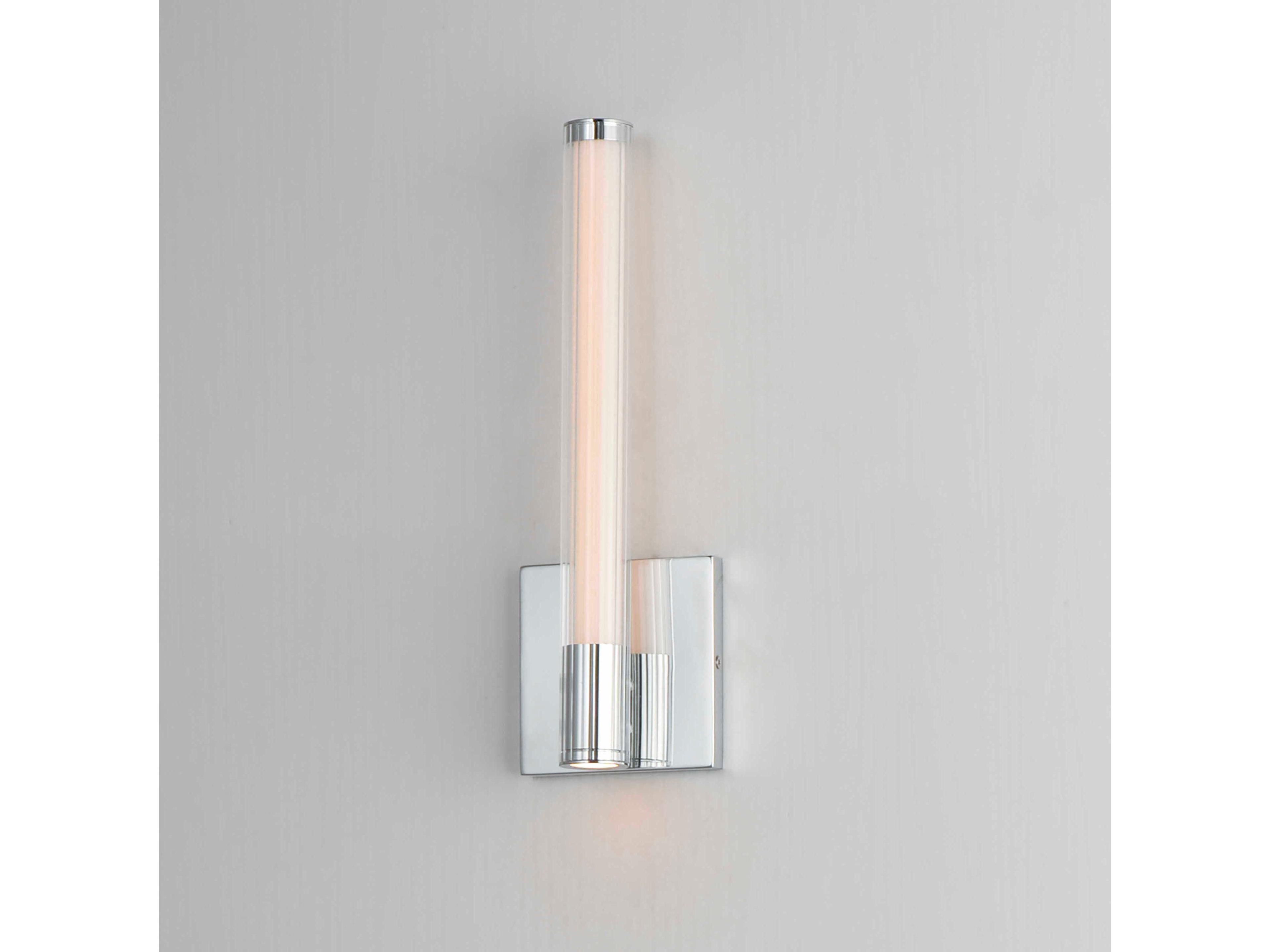 ET2 Cortex 1-Light Polished Chrome Wall Sconce