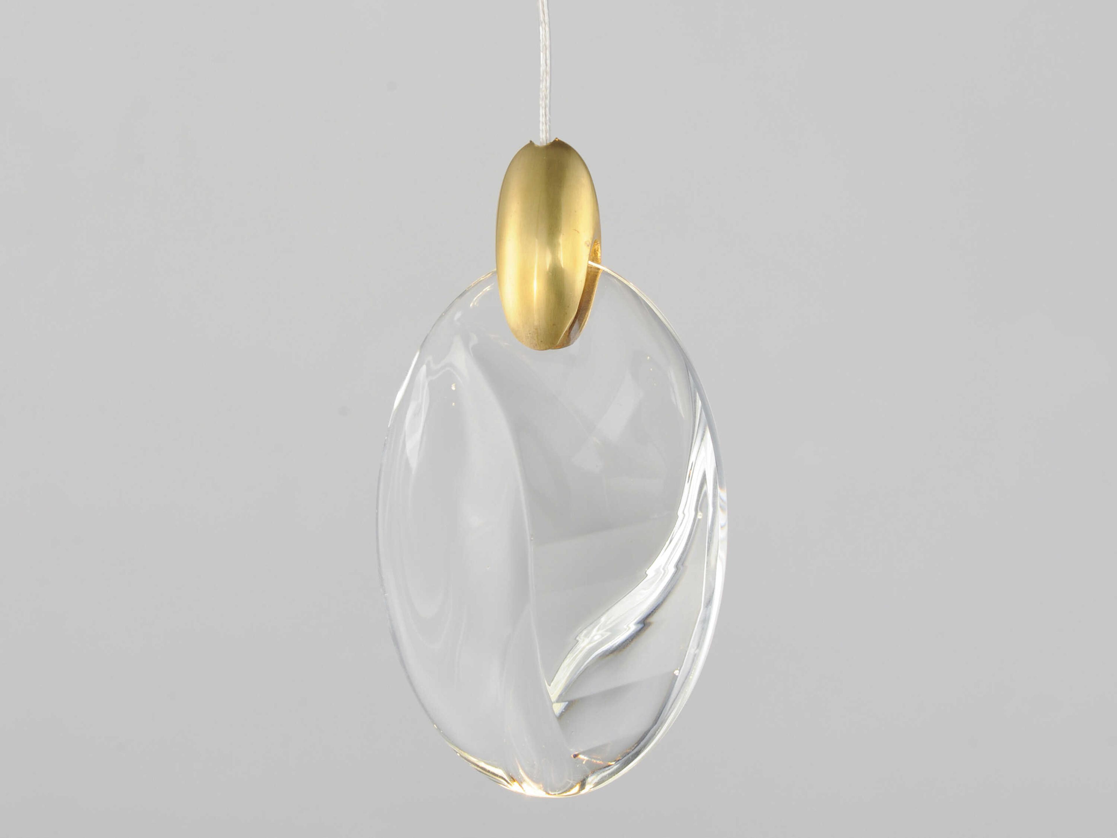 ET2 1-Light Black Polished Gold Mini Pendant