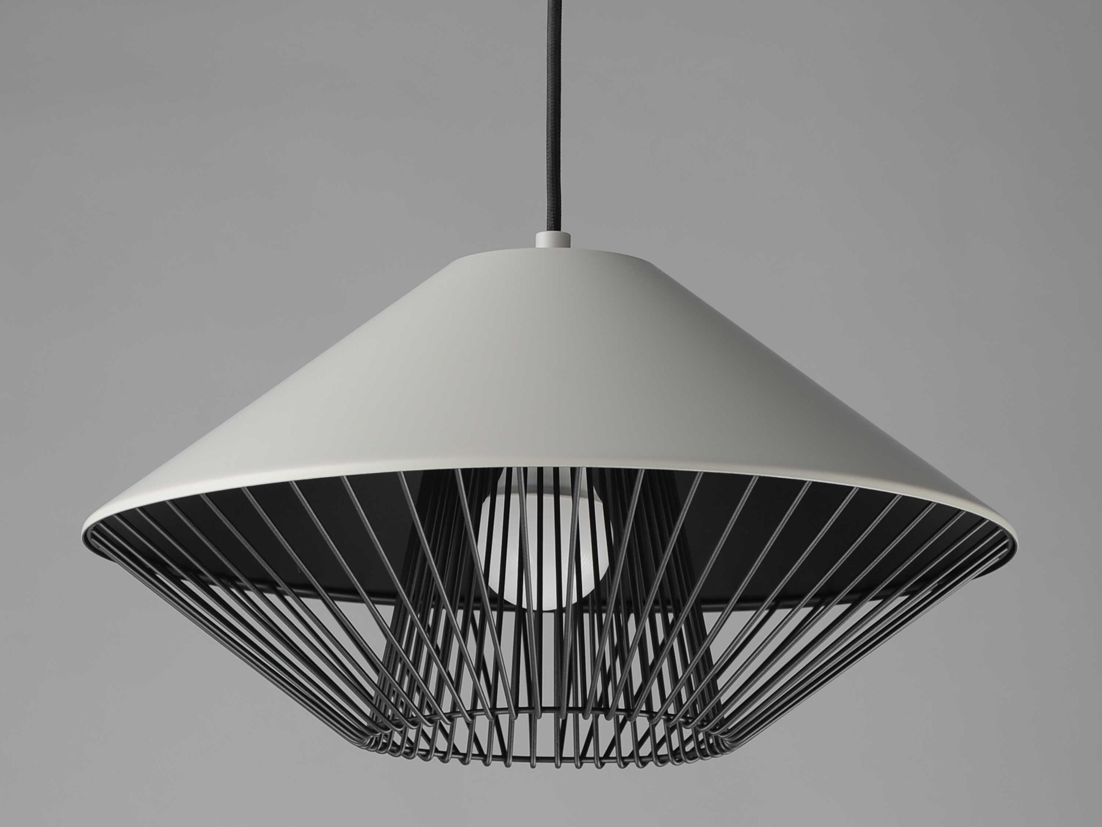 ET2 Phoenix 1-Light Gray Black Pendant