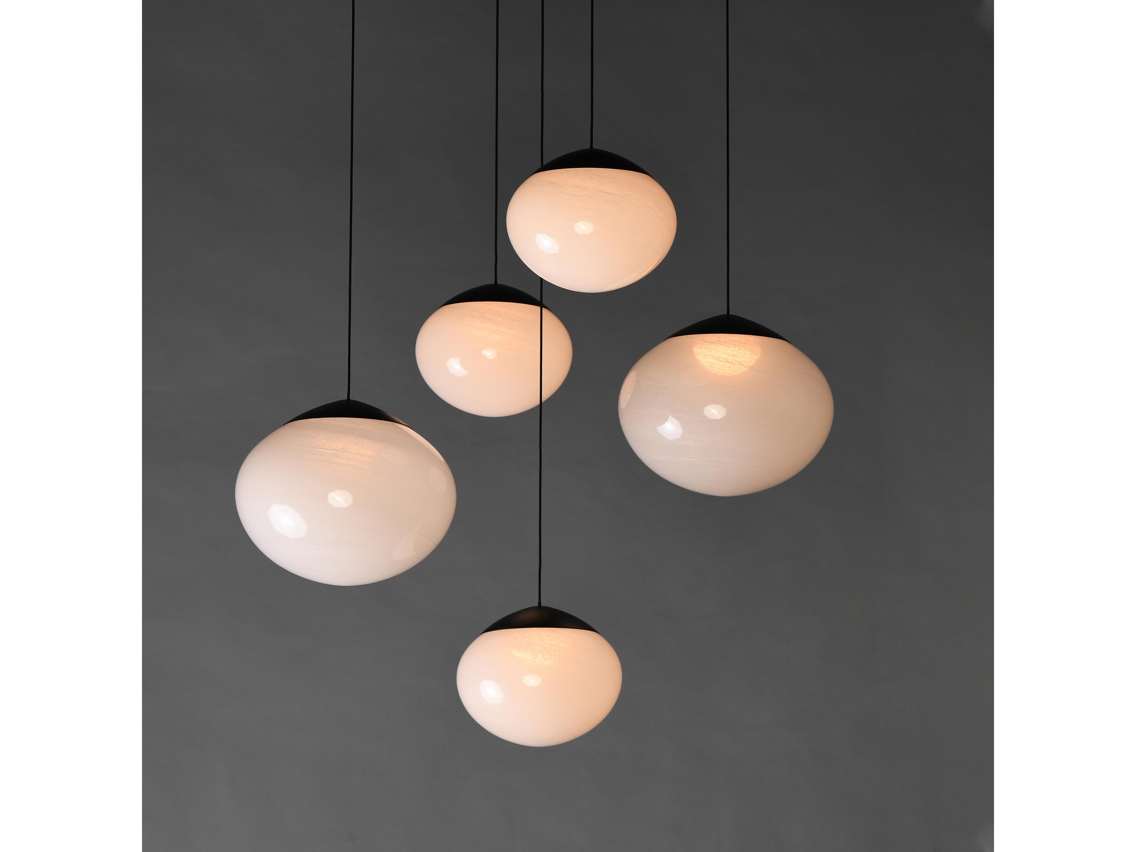 ET2 Nimbus 5-Light Black Globe Pendant