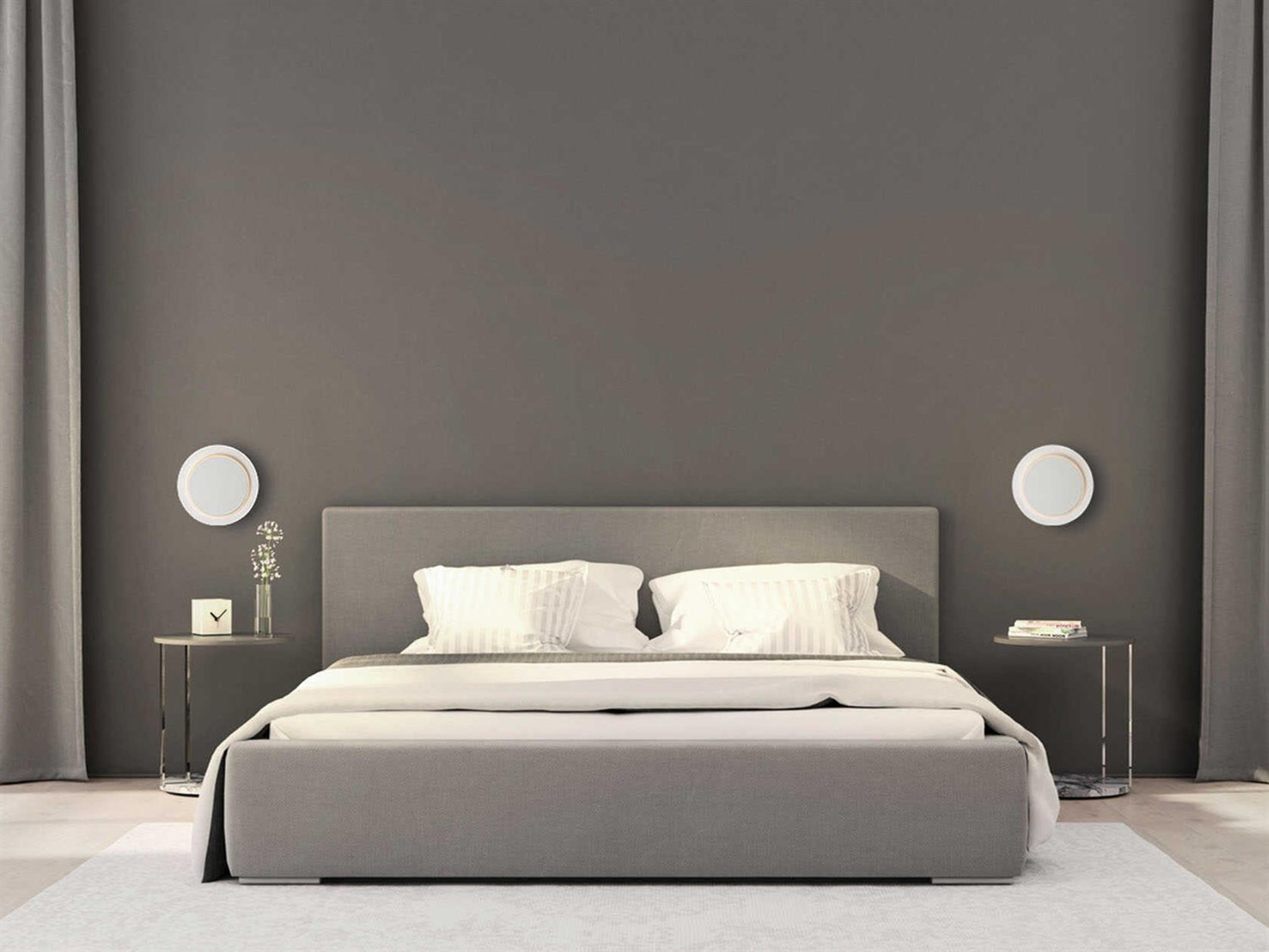 ET2 Revolver 1-Light Matte White LED Round Flush Mount