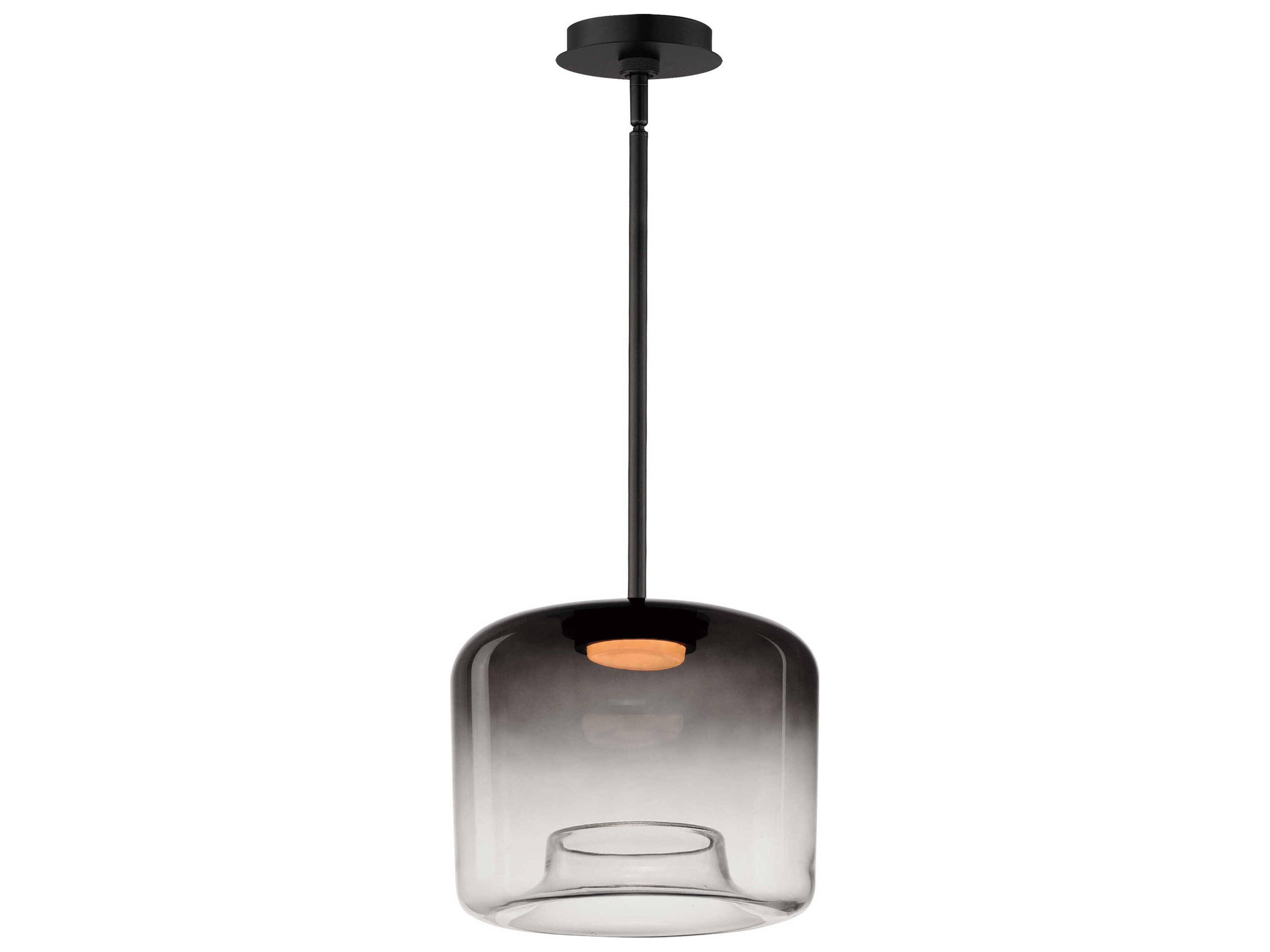 ET2 Bombona 1-Light Black Cylinder Mini Pendant