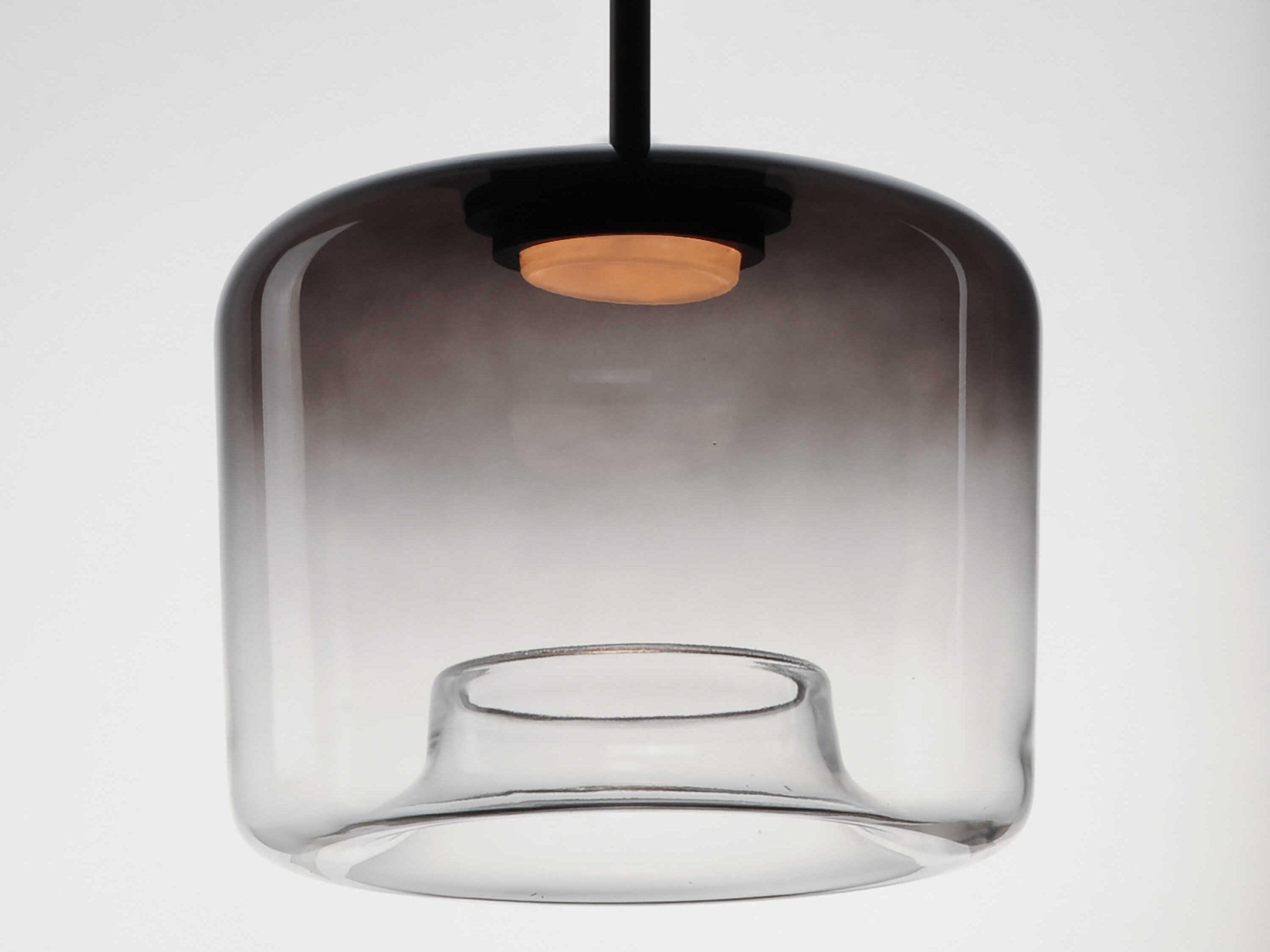 ET2 Bombona 1-Light Black Cylinder Mini Pendant