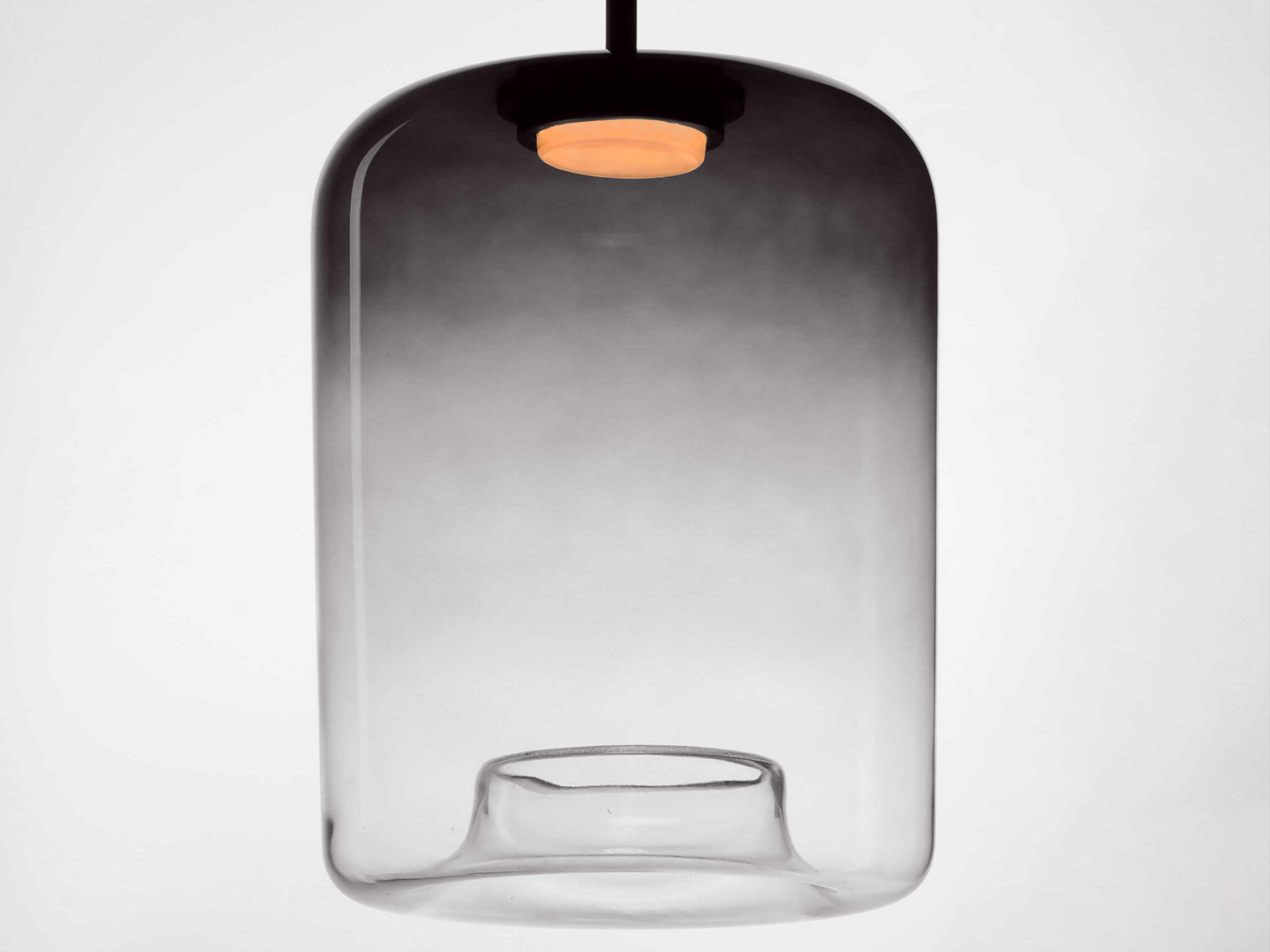 ET2 Bombona 1-Light Black Cylinder Mini Pendant