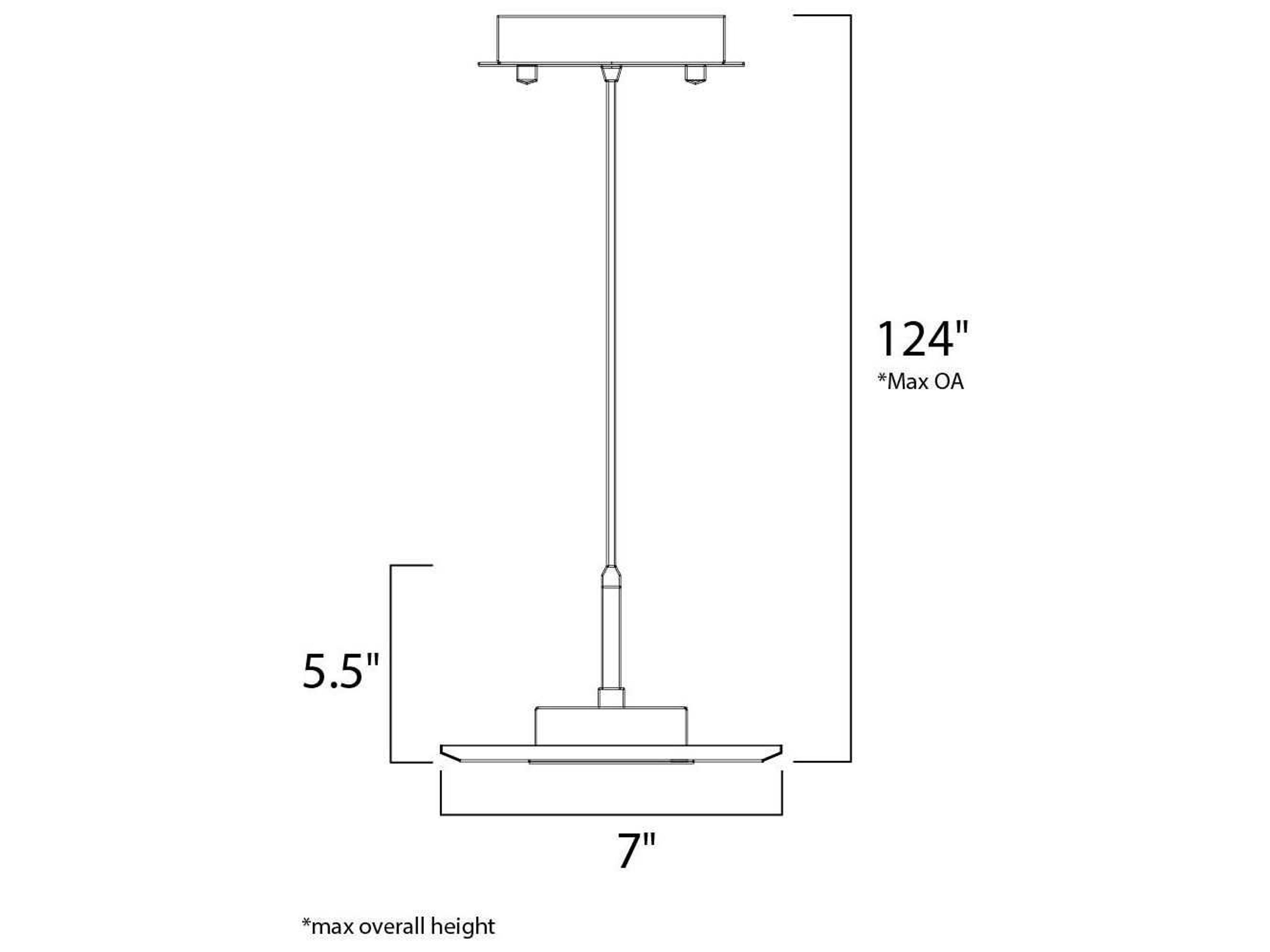 ET2 3-Light Polished Chrome Glass LED Round Mini Pendant