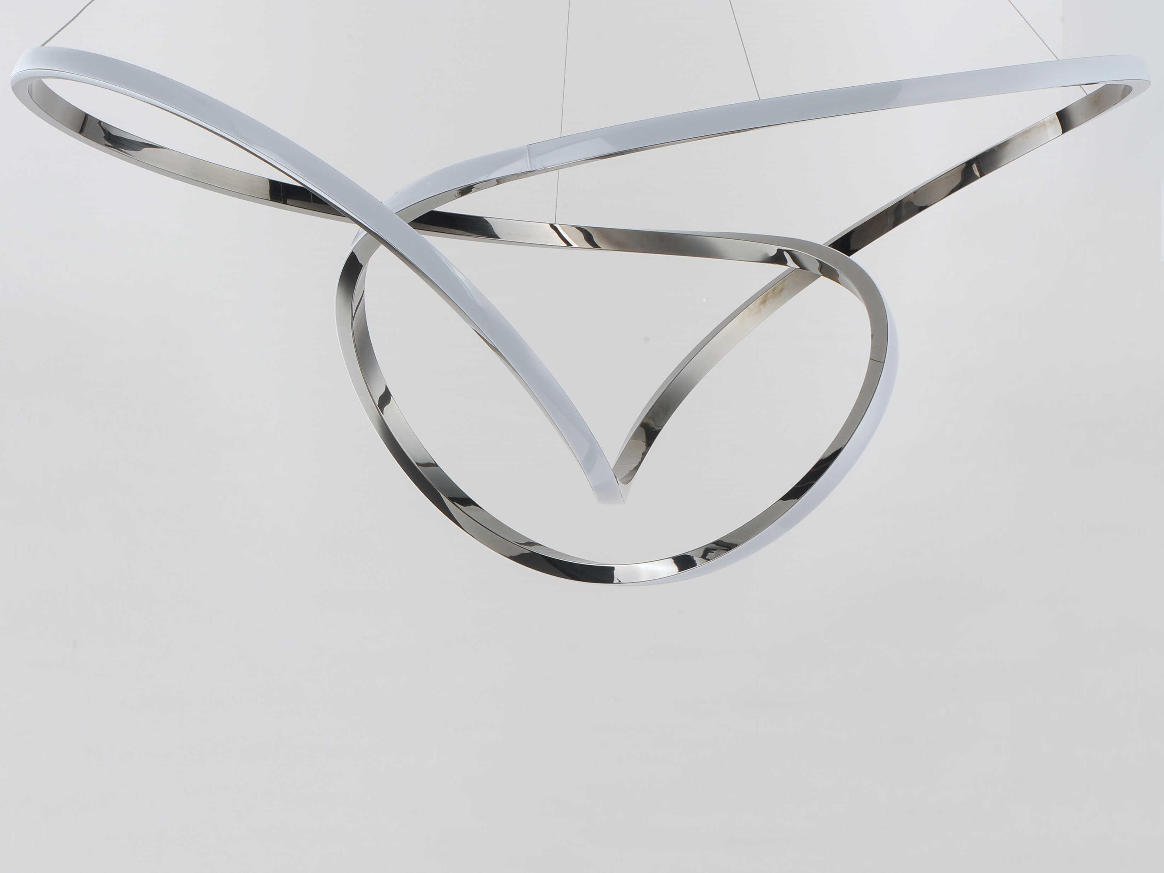 ET2 Perpetual 1-Light Black Chrome LED Linear Island Pendant