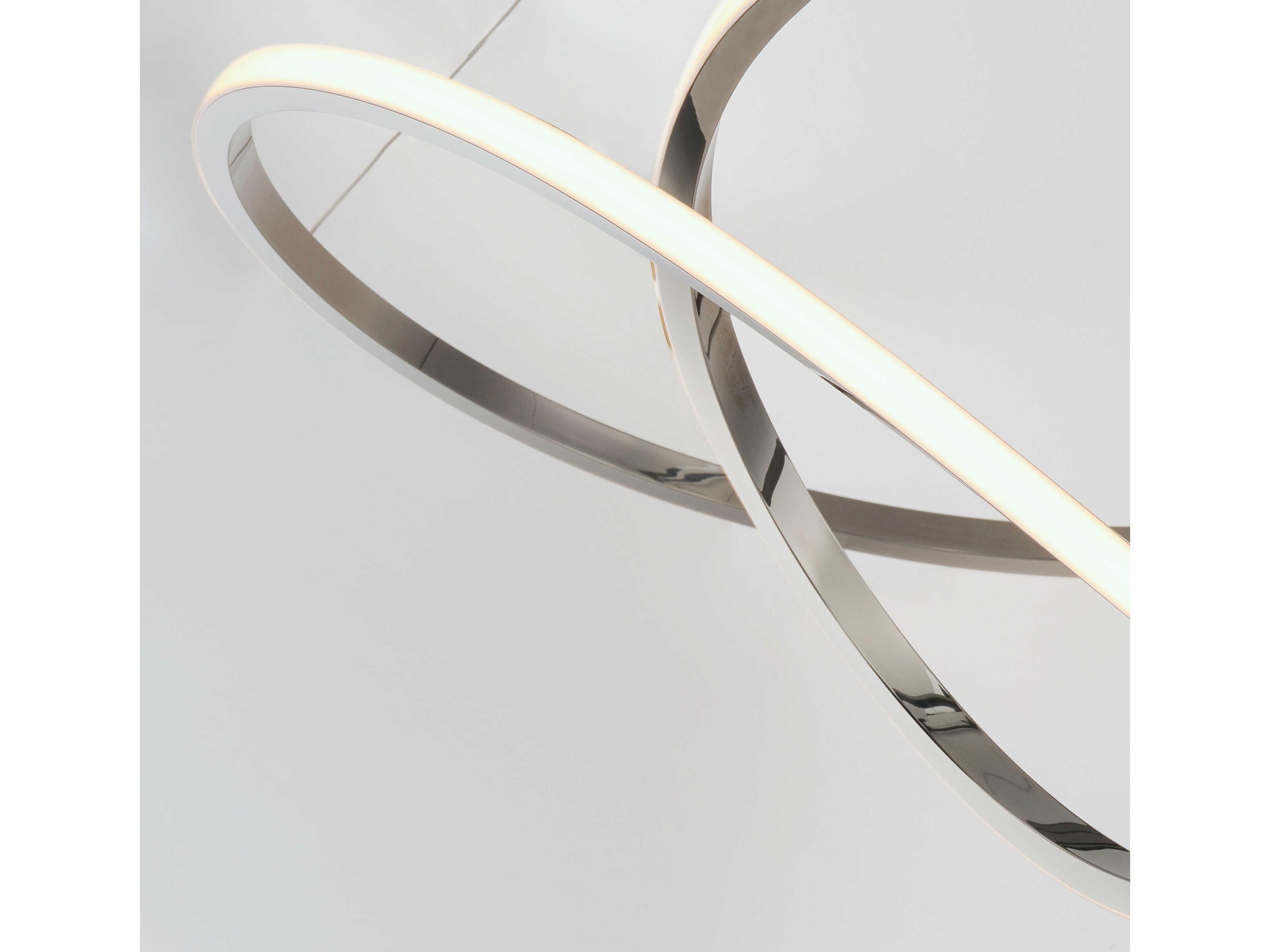 ET2 Perpetual 1-Light Black Chrome LED Linear Island Pendant