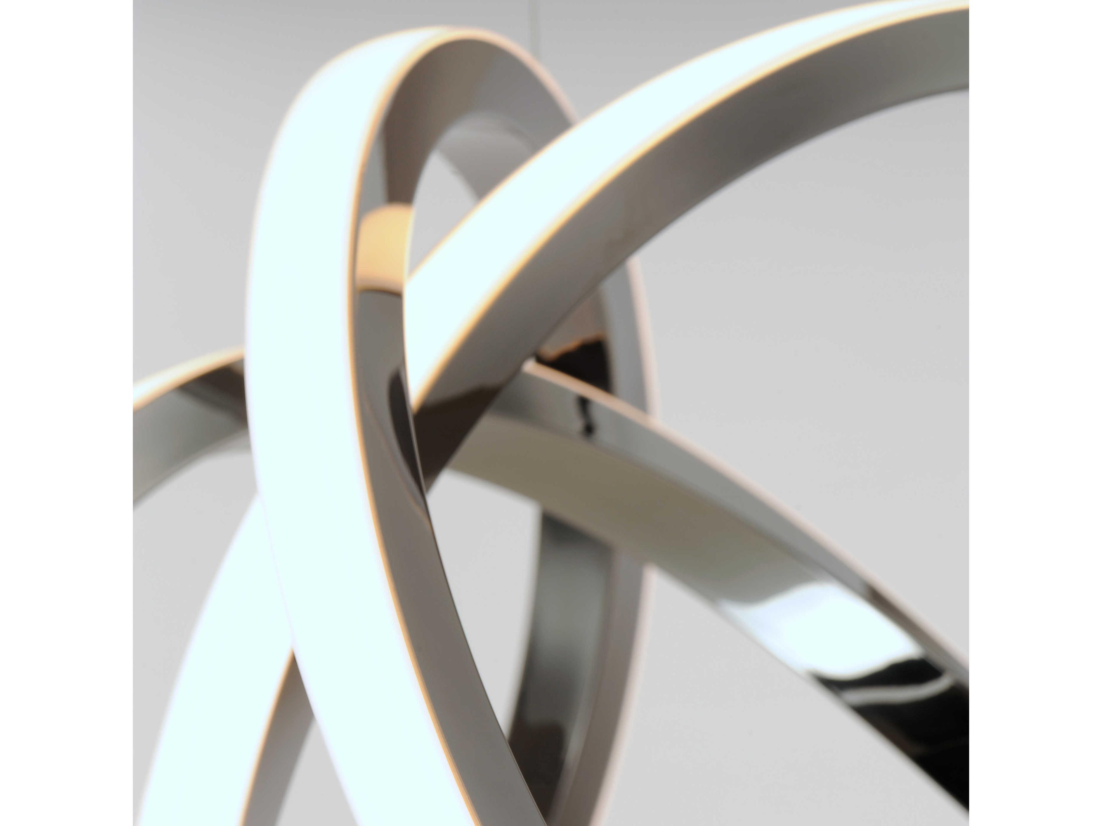 ET2 Signature 1-Light Black Chrome LED Linear Island Pendant