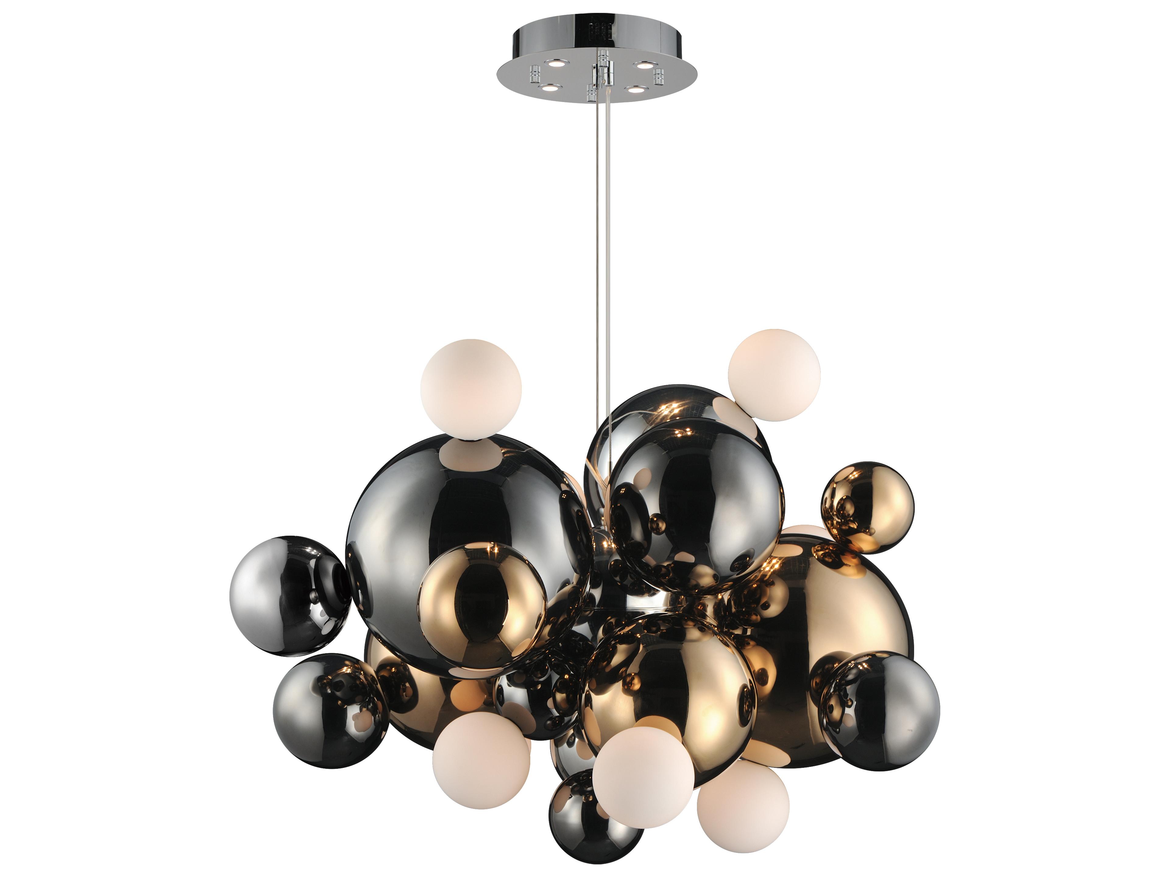 ET2 Stormy 12-Light Black Globe Pendant