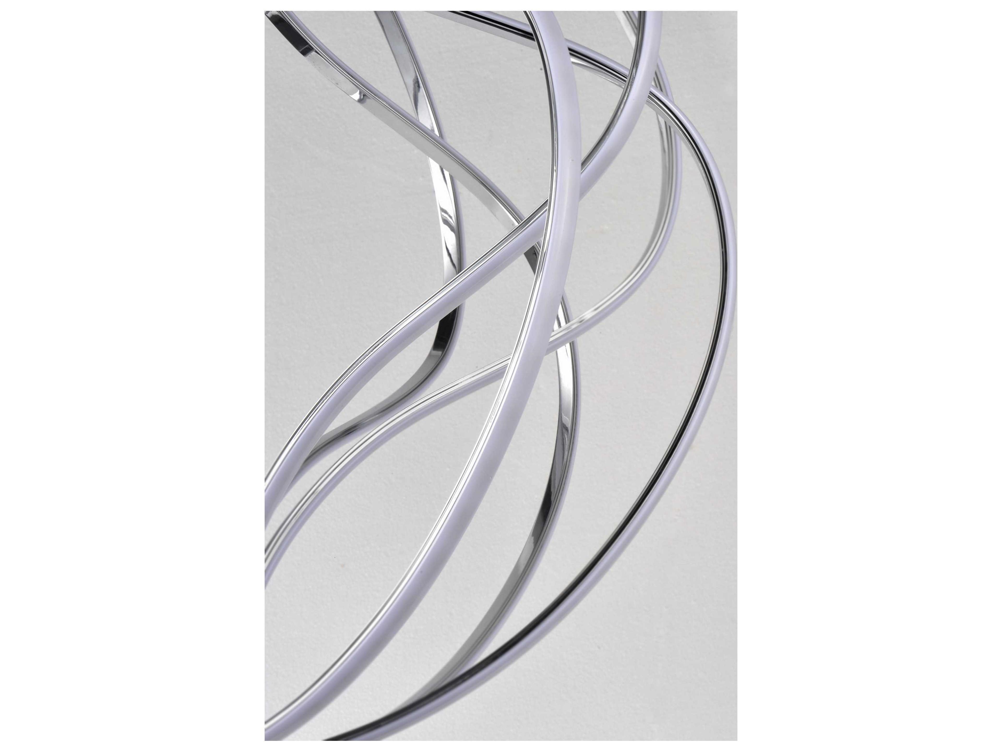 ET2 Aura 16-Light-Light6 Polished Chrome LED Geometric Pendant