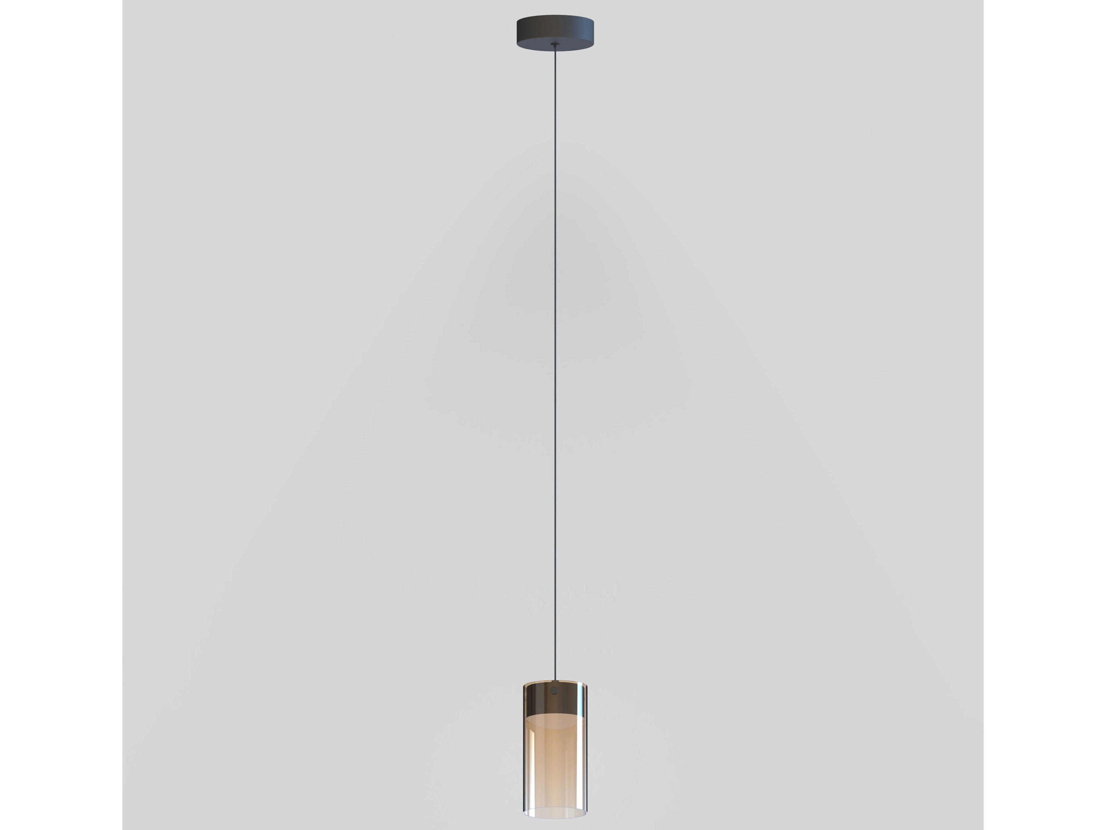 ET2 1-Light Gunmetal Cylinder Mini Pendant