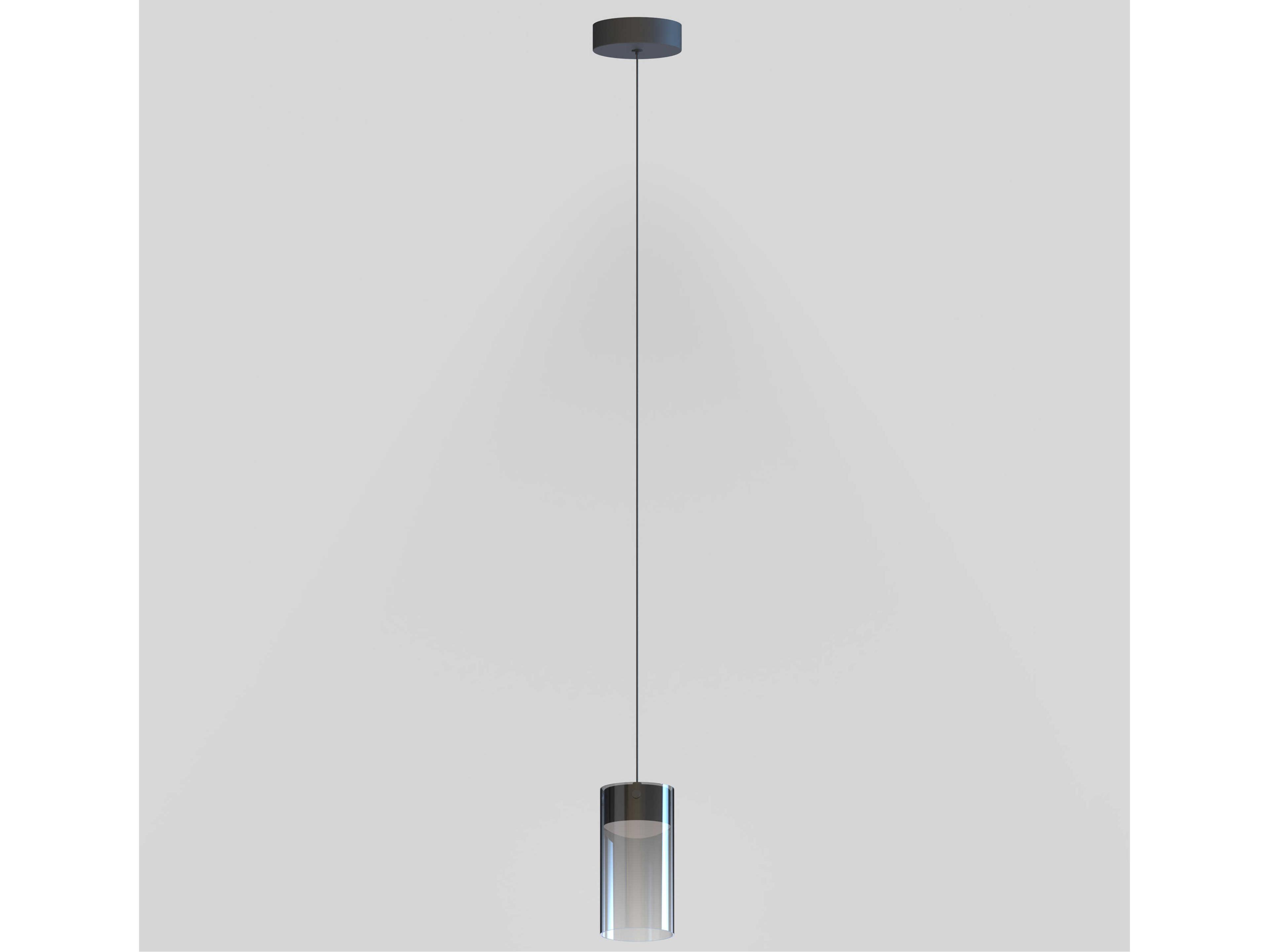 ET2 1-Light Gunmetal Cylinder Mini Pendant