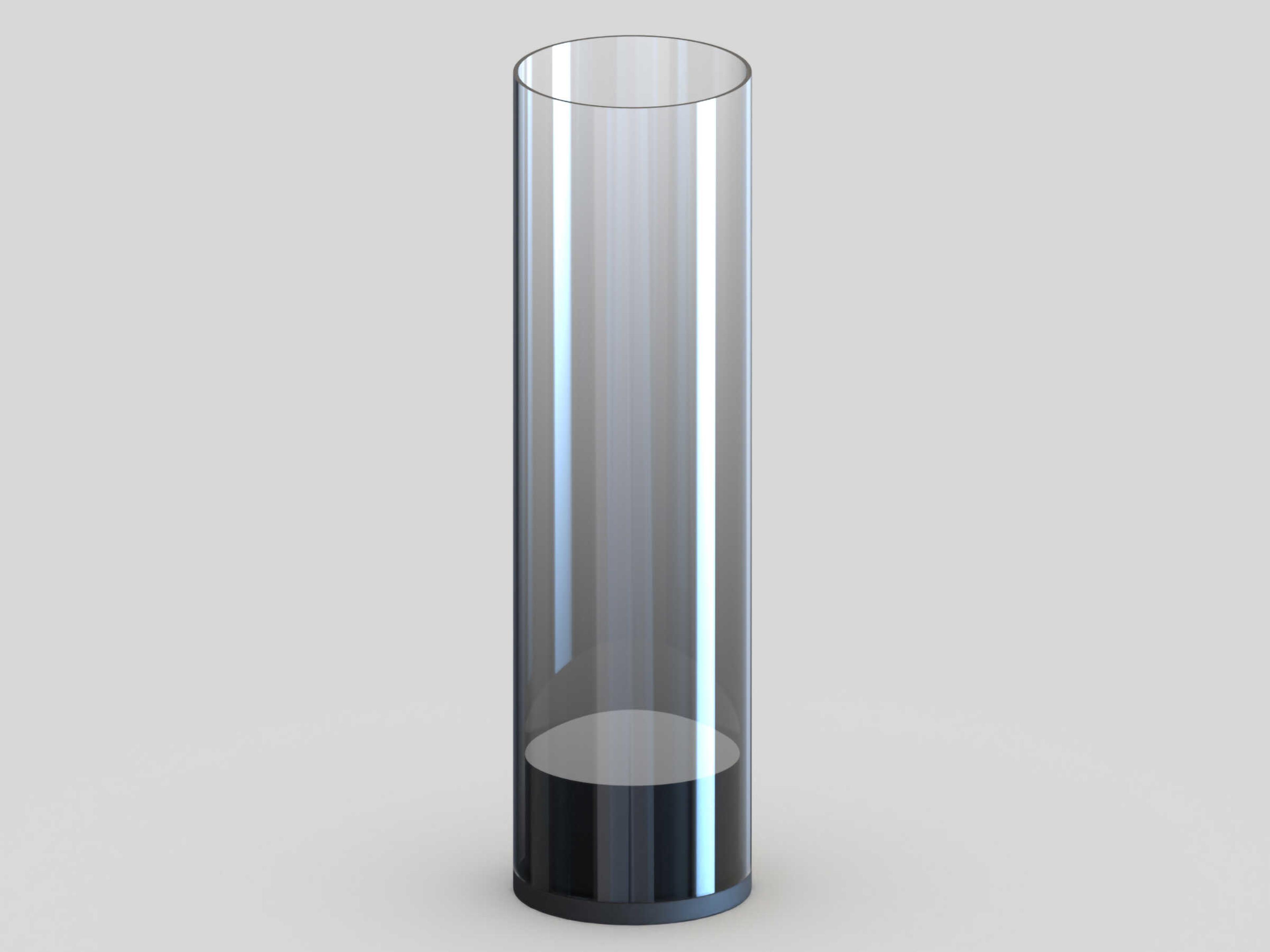ET2 Highball Gunmetal Graduating Smoke Glass Table Lamp