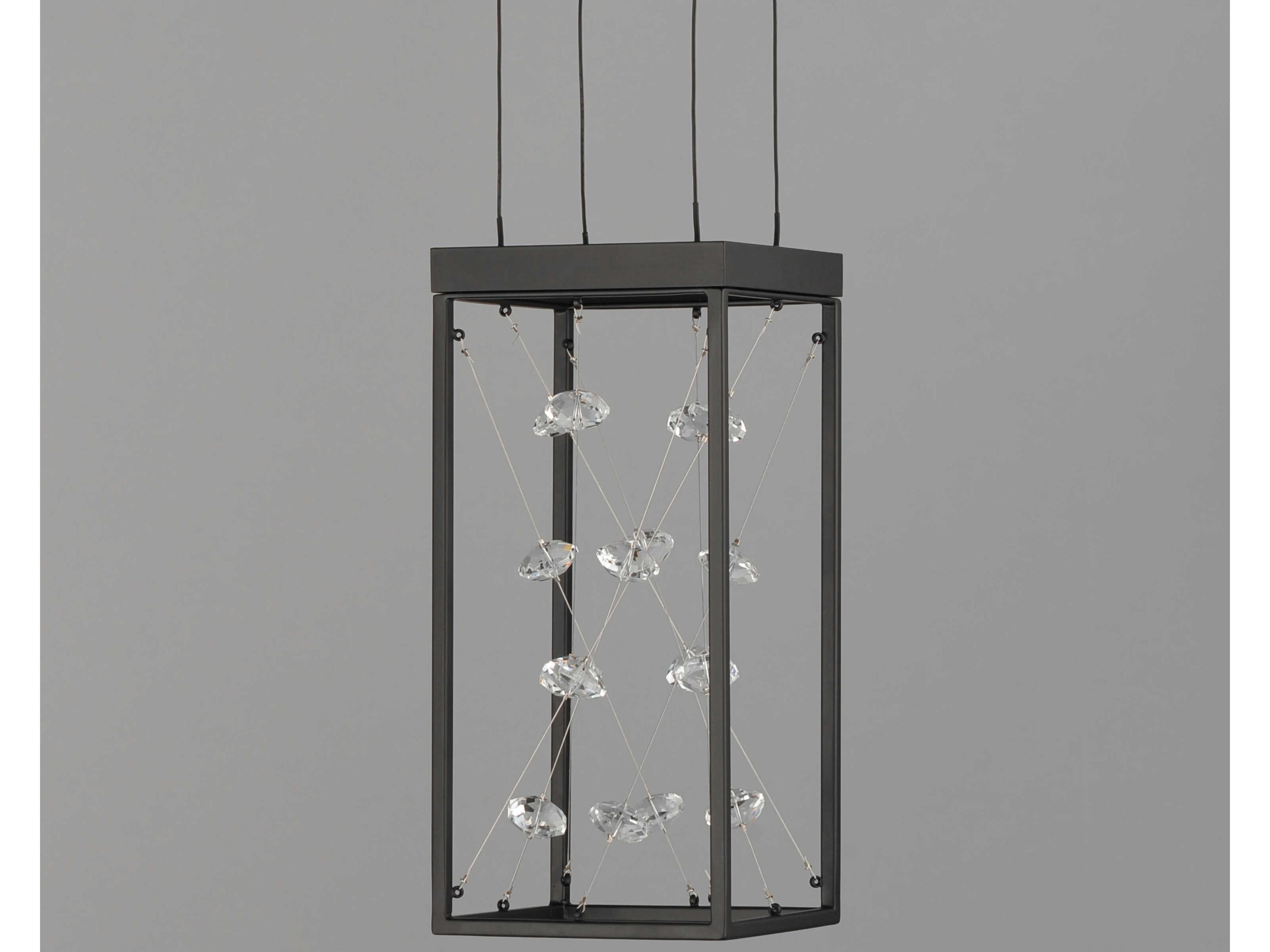 ET2 1-Light Black Geometric Mini Pendant