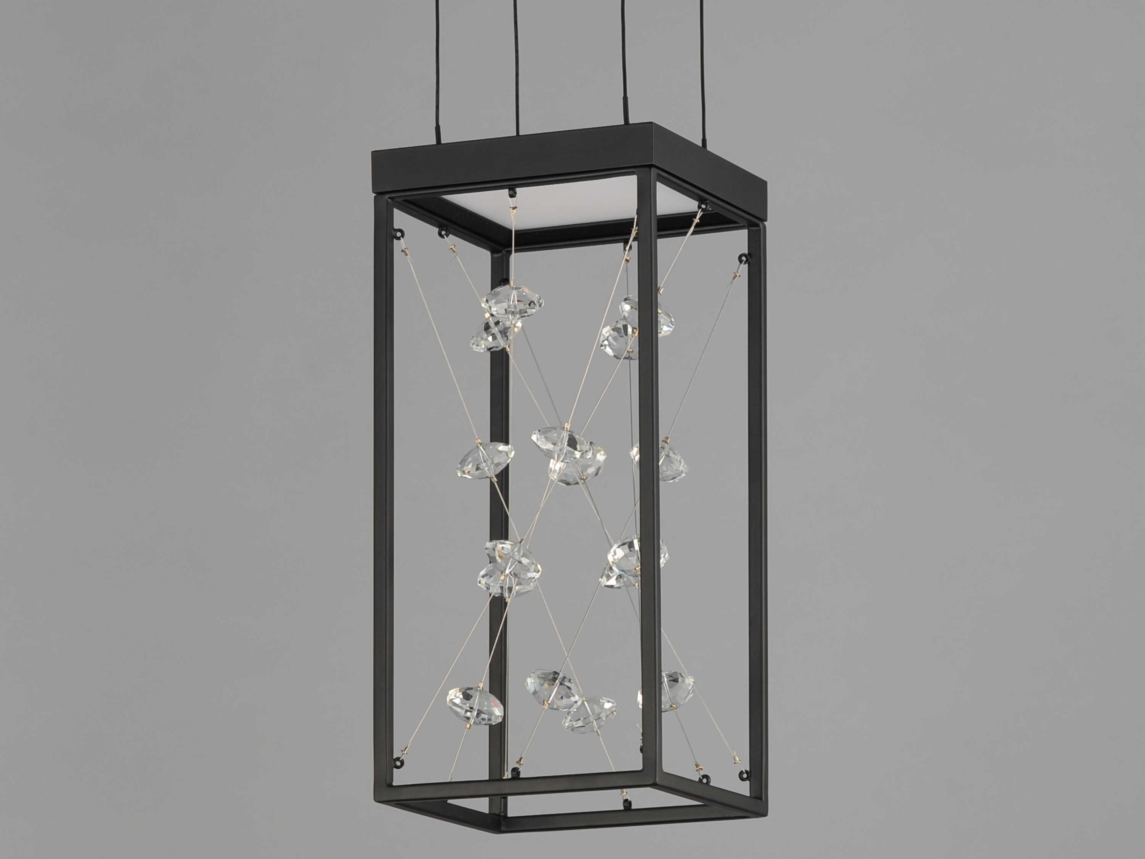 ET2 1-Light Black Geometric Mini Pendant