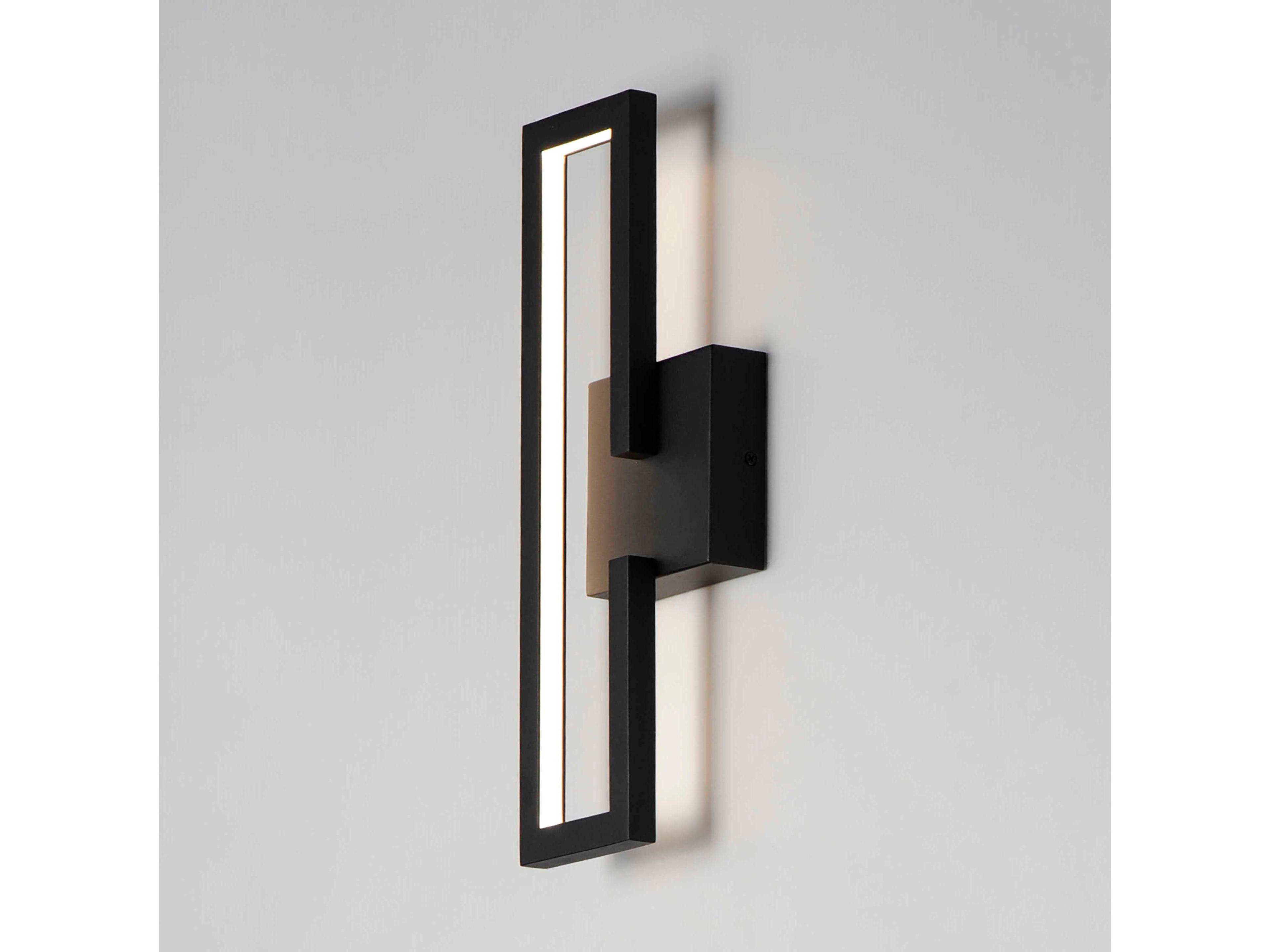 ET2 Penrose 1-Light Black LED Wall Sconce
