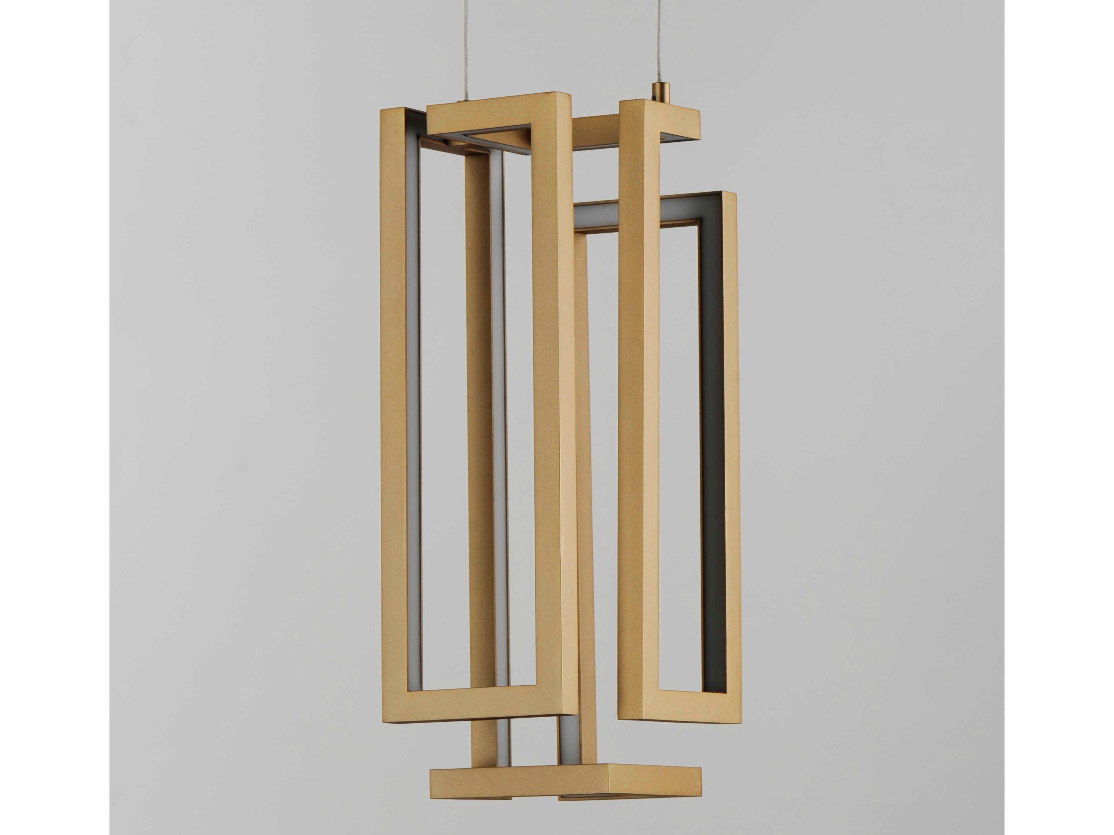 ET2 1-Light Gold LED Geometric Pendant