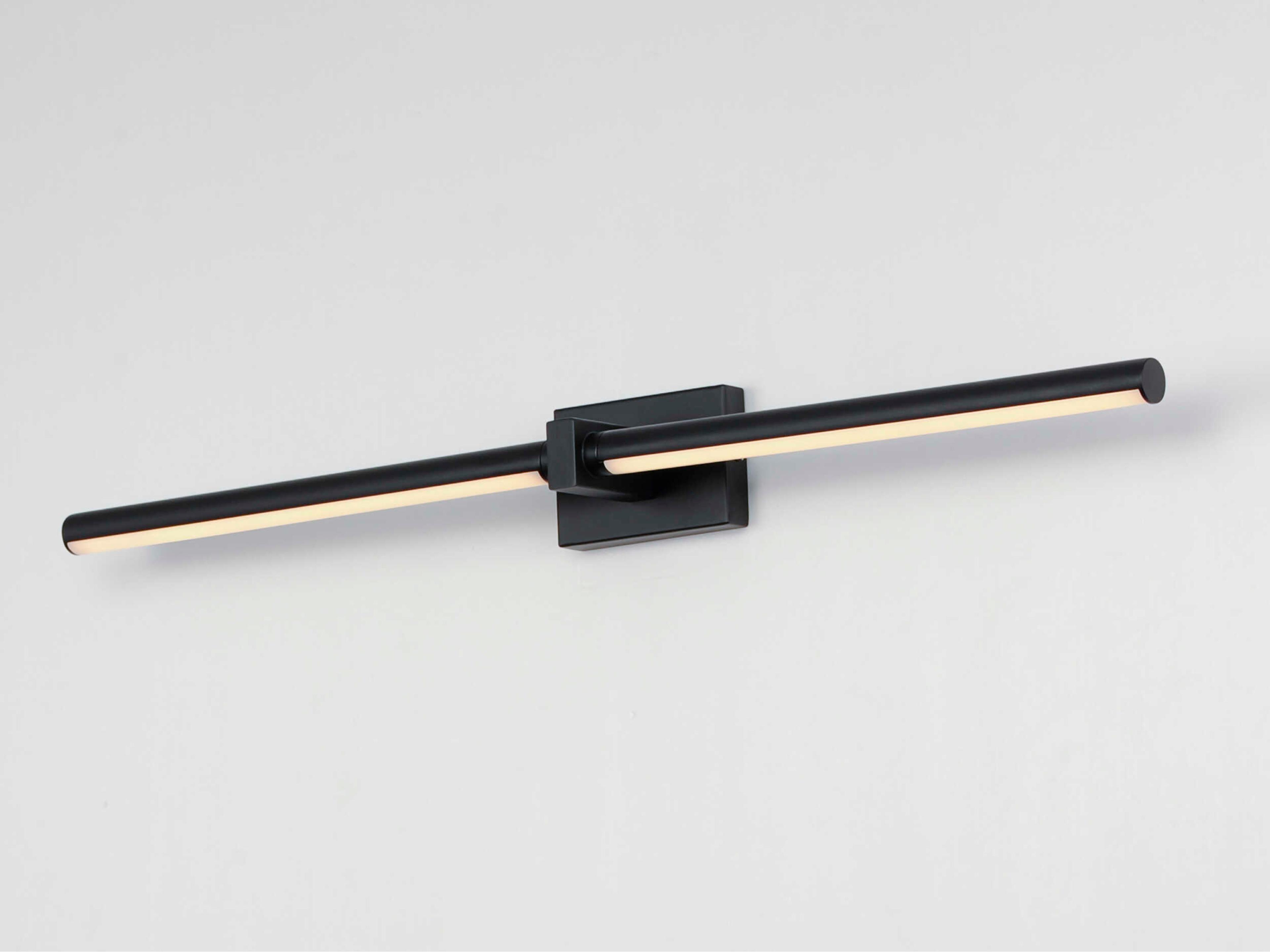 ET2 Dorian 1-Light Black LED Vanity Light