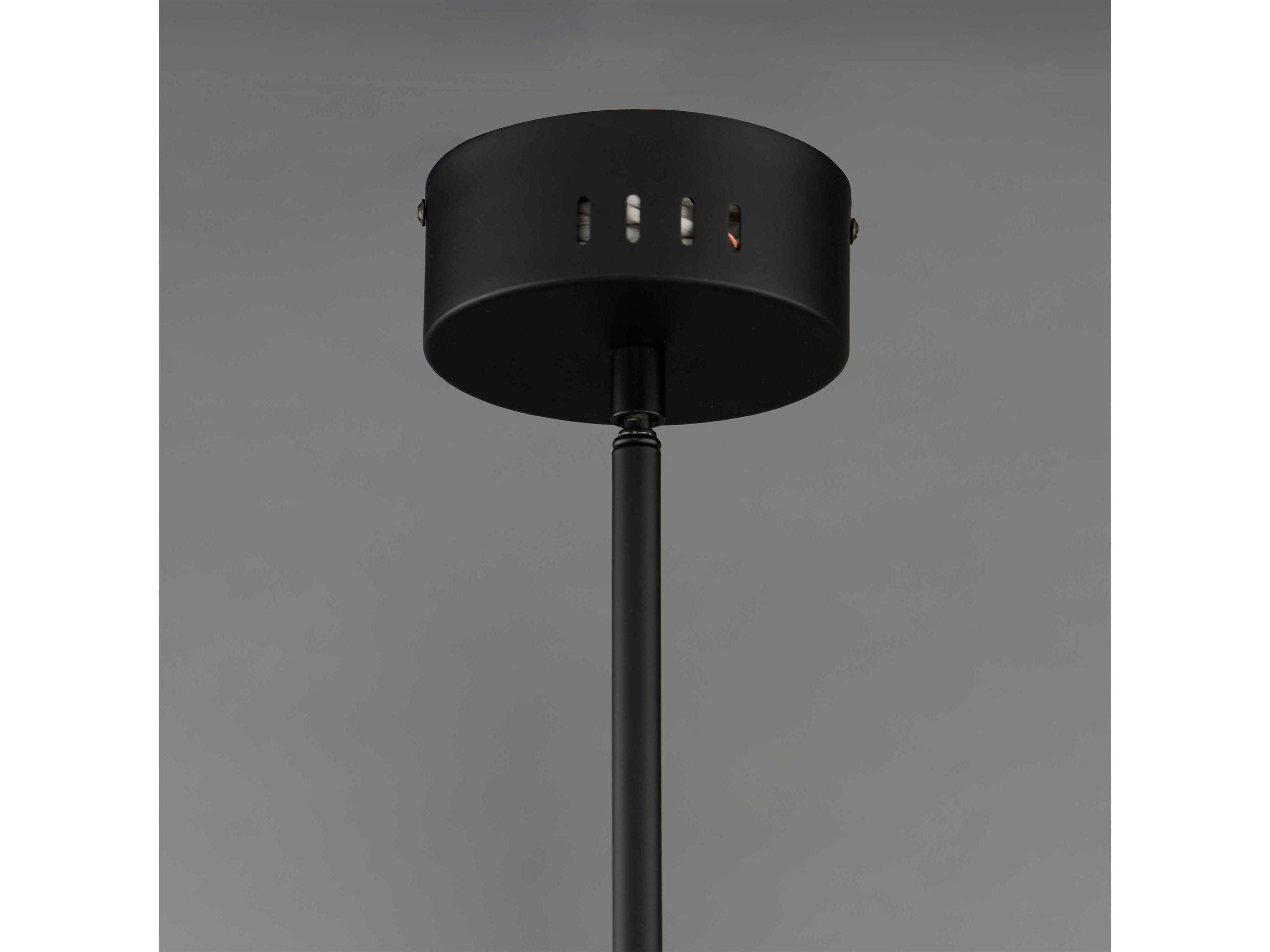 ET2 Dorian 2-Light Black LED Linear Island Pendant